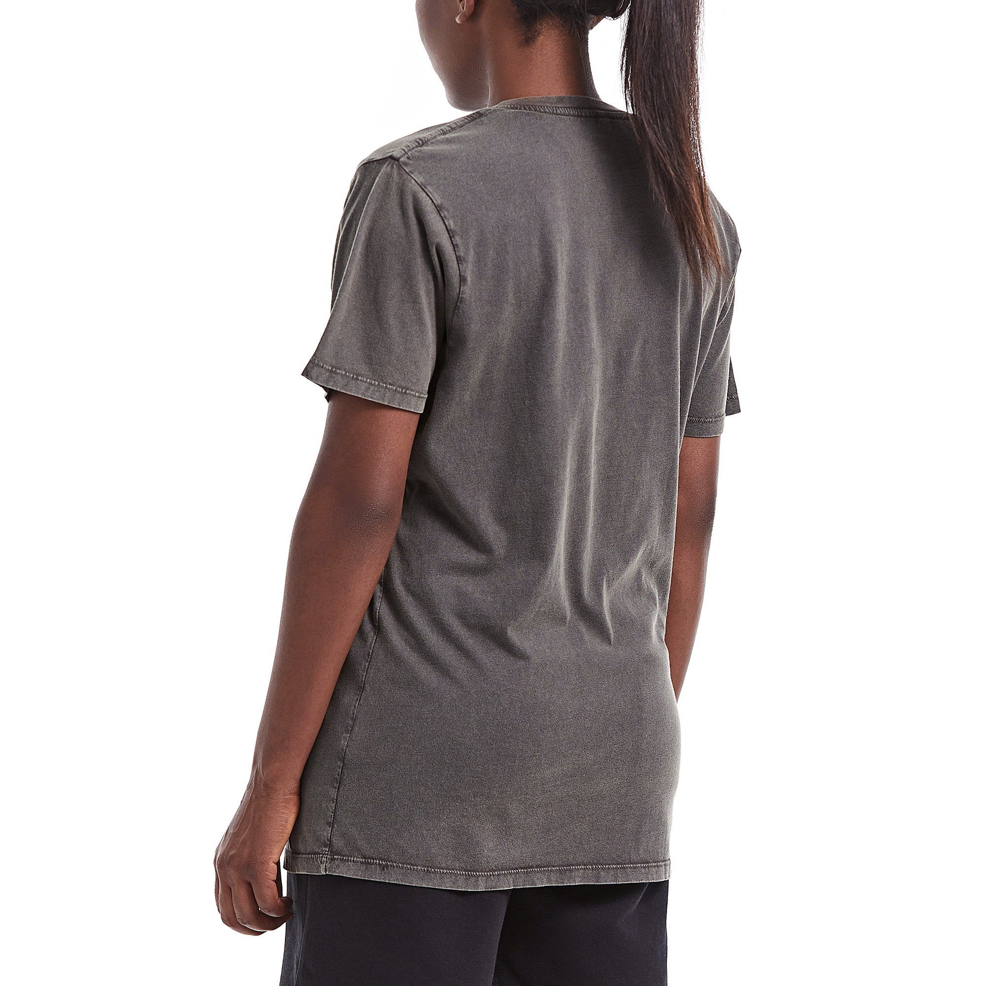 YEAZ T-Shirt CHAWLAY T-Shirt T-Shirt im Vintage Look aus hochwertigem veganem Material-Mix
