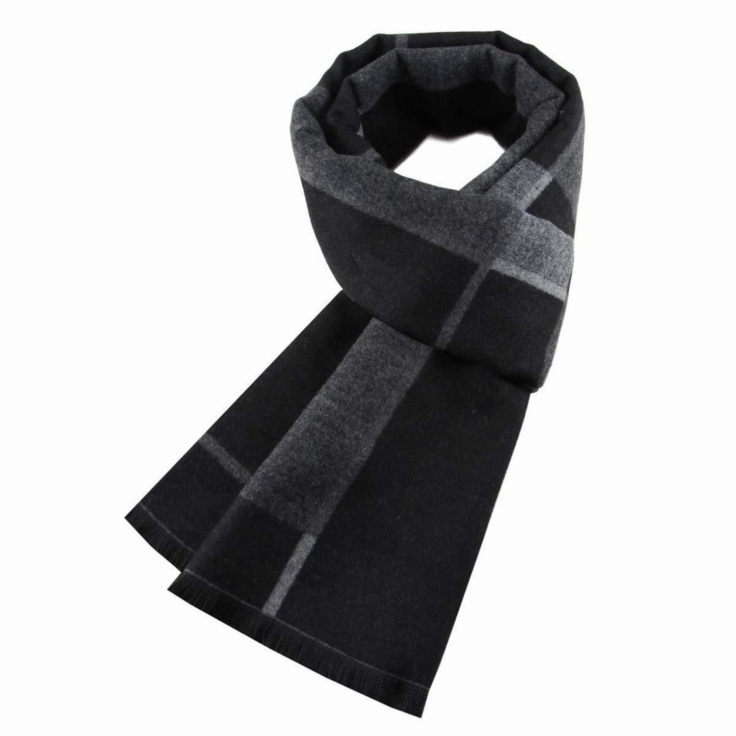 LuxusKollektion Schal Herren Schal Kariert Winter Baumwolle