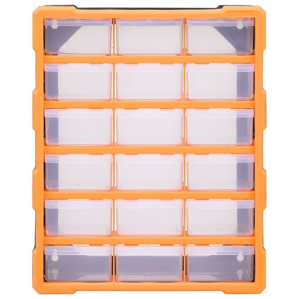 Werkzeugbox vidaXL (1 Multi-Schubladen-Organizer St) Schubladen cm 18 38x16x47