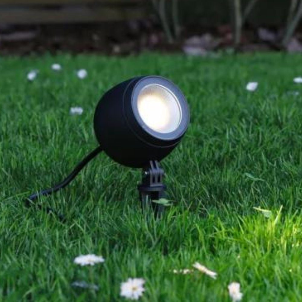 Paulmann LED LED, keine Warm fest Angabe, Zigbee Tunable Kikolo Anthraz, Leuchtmittel Erdspießleuchte Plug warmweiss, verbaut, LED Gartenstrahler Shine Ja, enthalten: in & Außenstrahler