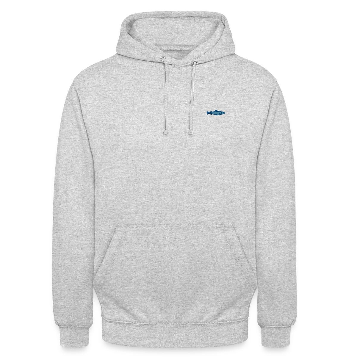 Hoodie Bestickte Forelle Unisex Hoodie