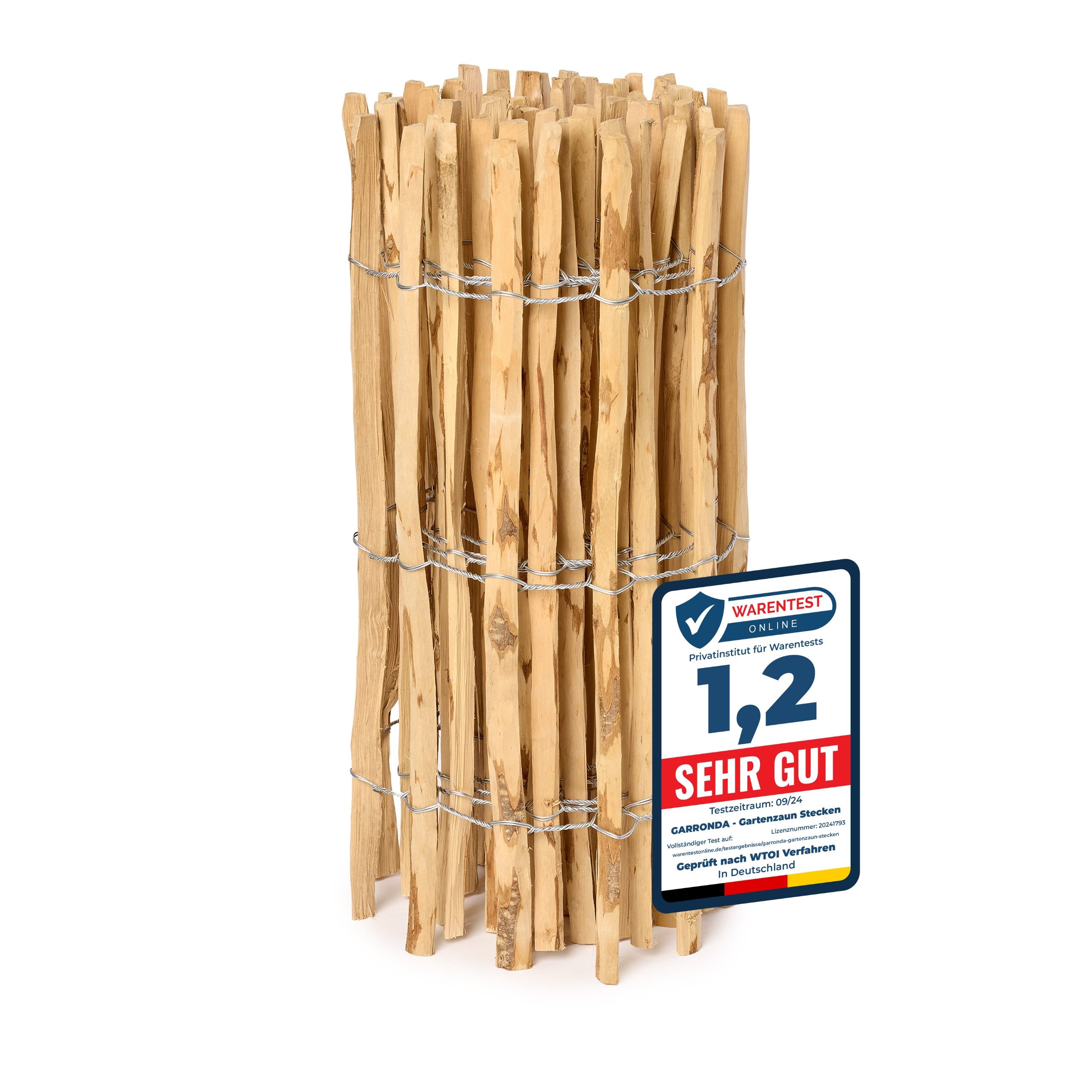 Garronda Zaun Staketenzaun 80cm x 5m günstig online kaufen