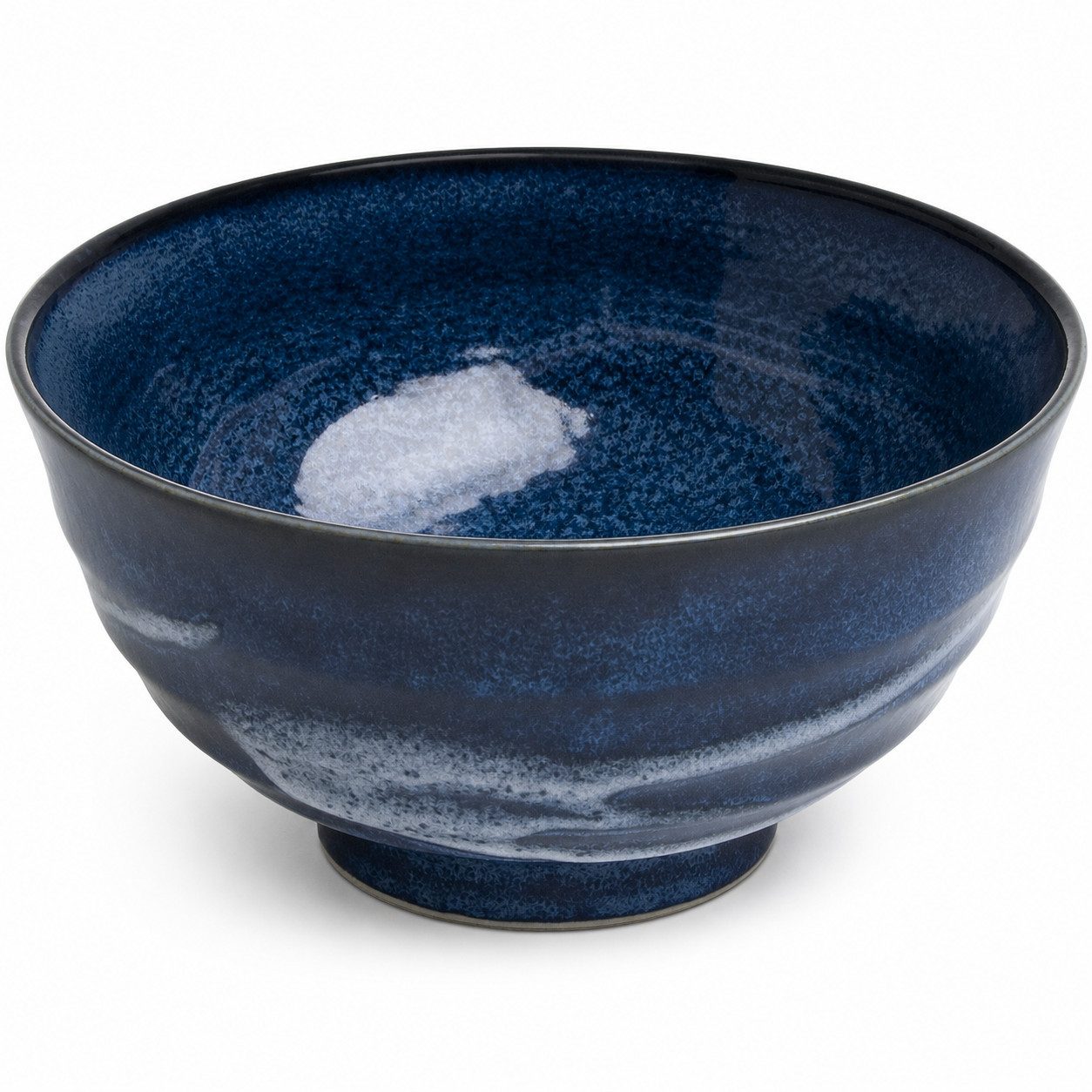 WestCraft Suppenschale Japanische Udon Schalen – Ramen & Soba Bowls aus Porzellan, 17 cm, Porzellan, (1-tlg), Made in Japan, besondere Glasur und Form, einzeln oder als Set