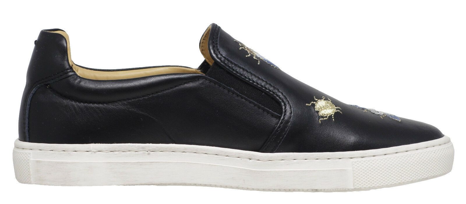 Momino Momino 3623V Leder Ballerinas Slipper Schuhe mit Stickereien Pumps