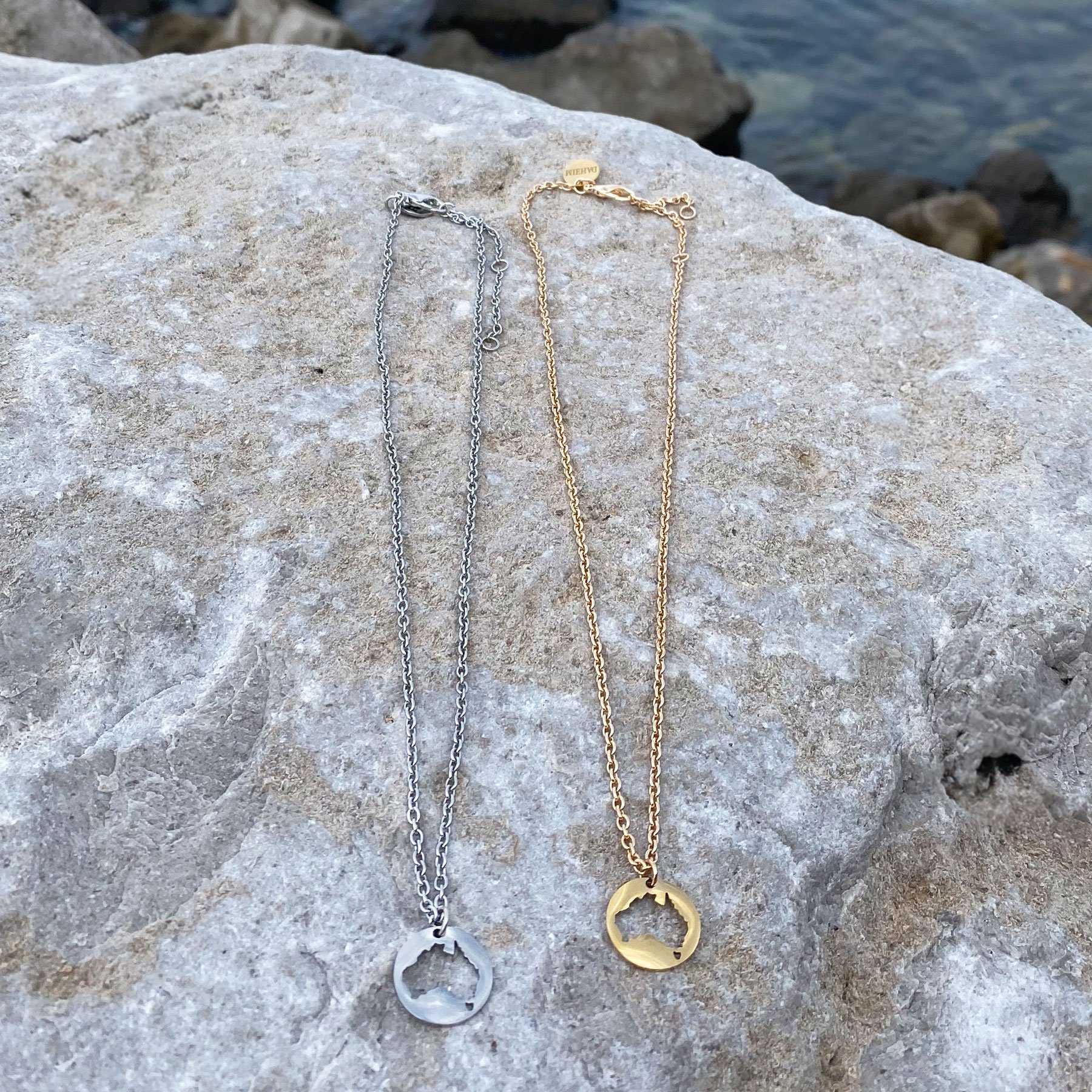 DAHEIM Kette mit Anhänger Halskette Australien (silber-farben), - filigrane günstig online kaufen