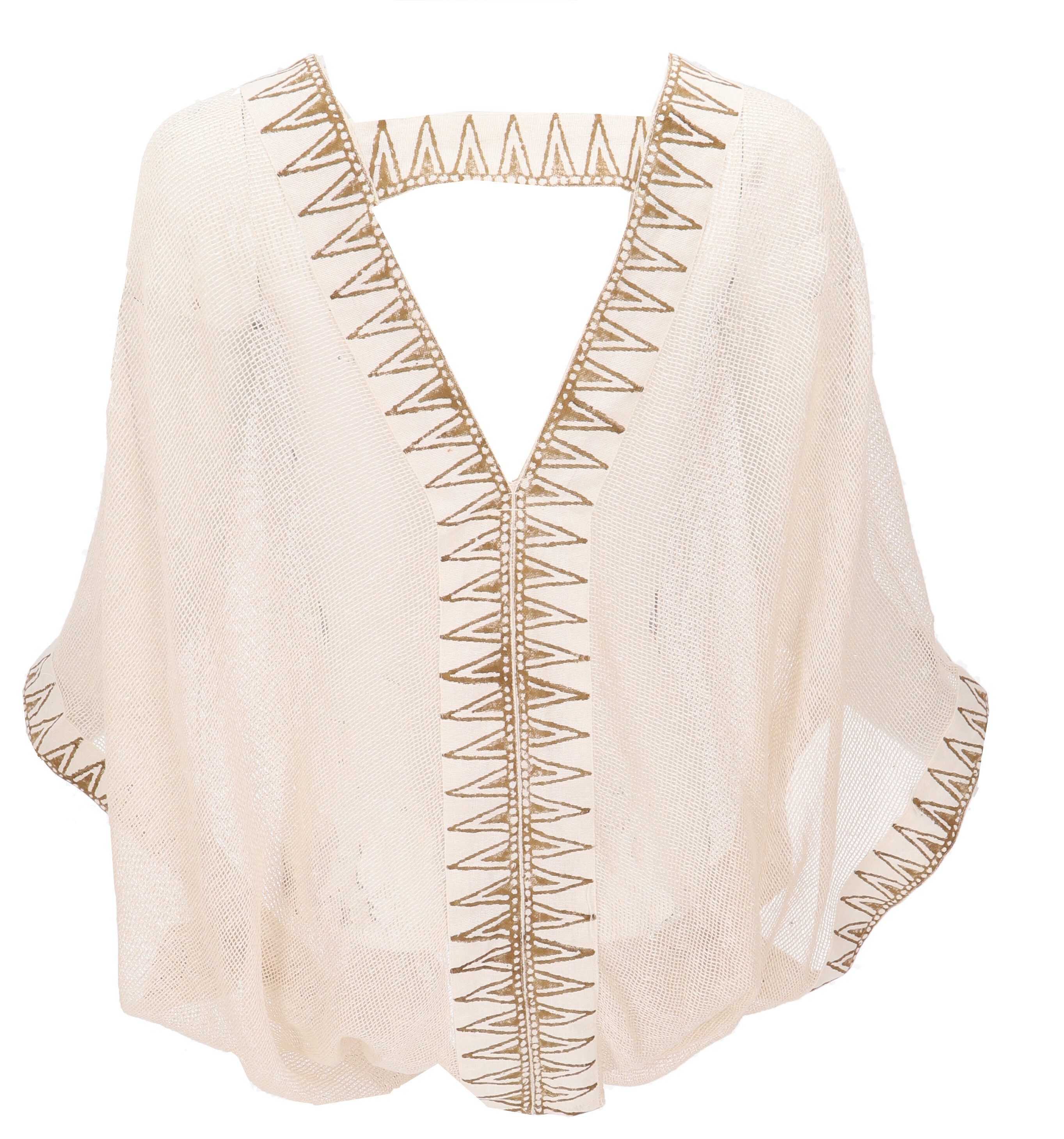 Guru-Shop Langjacke Boho Poncho, alternative oversize günstig online kaufen