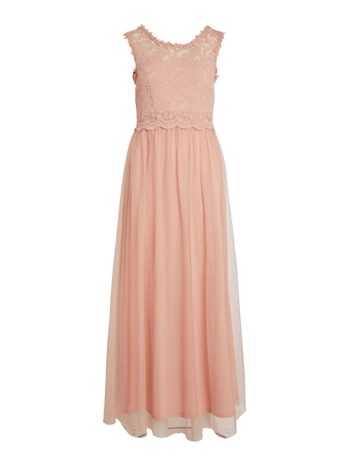 Abschluss Ball Vila Shirtkleid Kleid Rosa Maxi in Dress (lang) 4840 Langes VILYNNEA