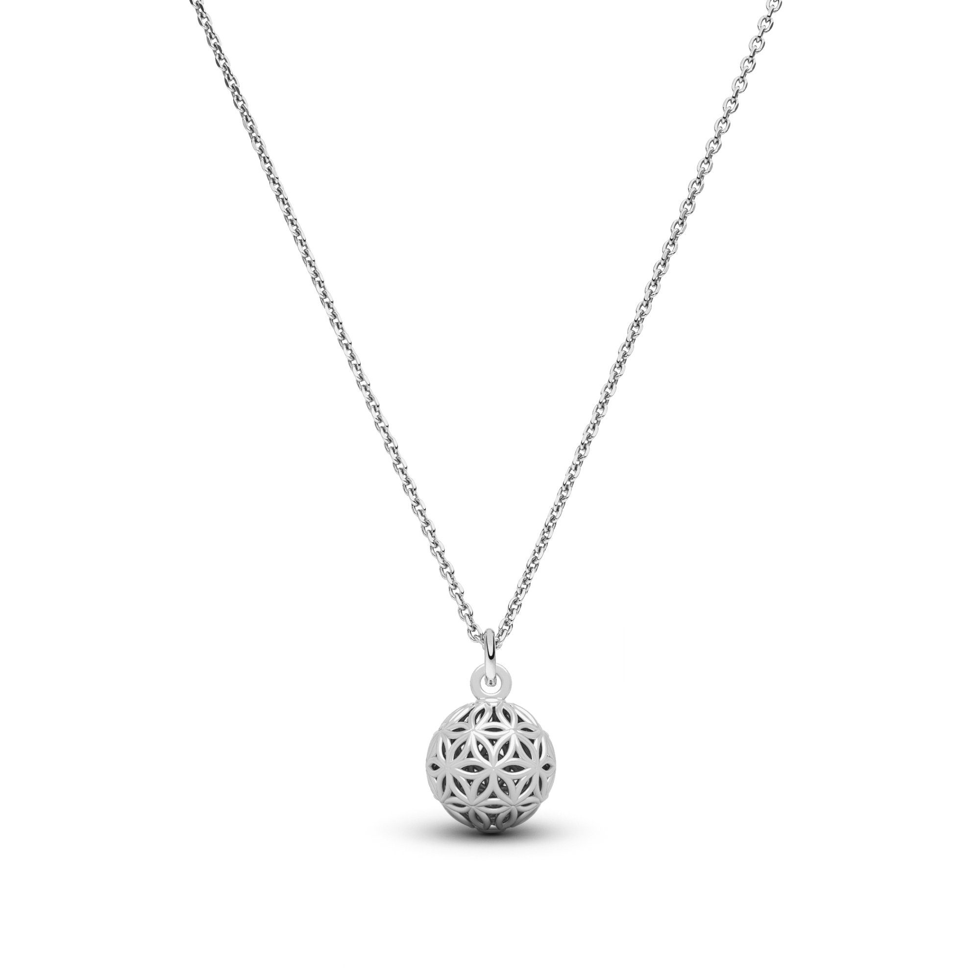 SCHOSCHON Charm-Kette Blume des Lebens Kugelanhänger günstig online kaufen