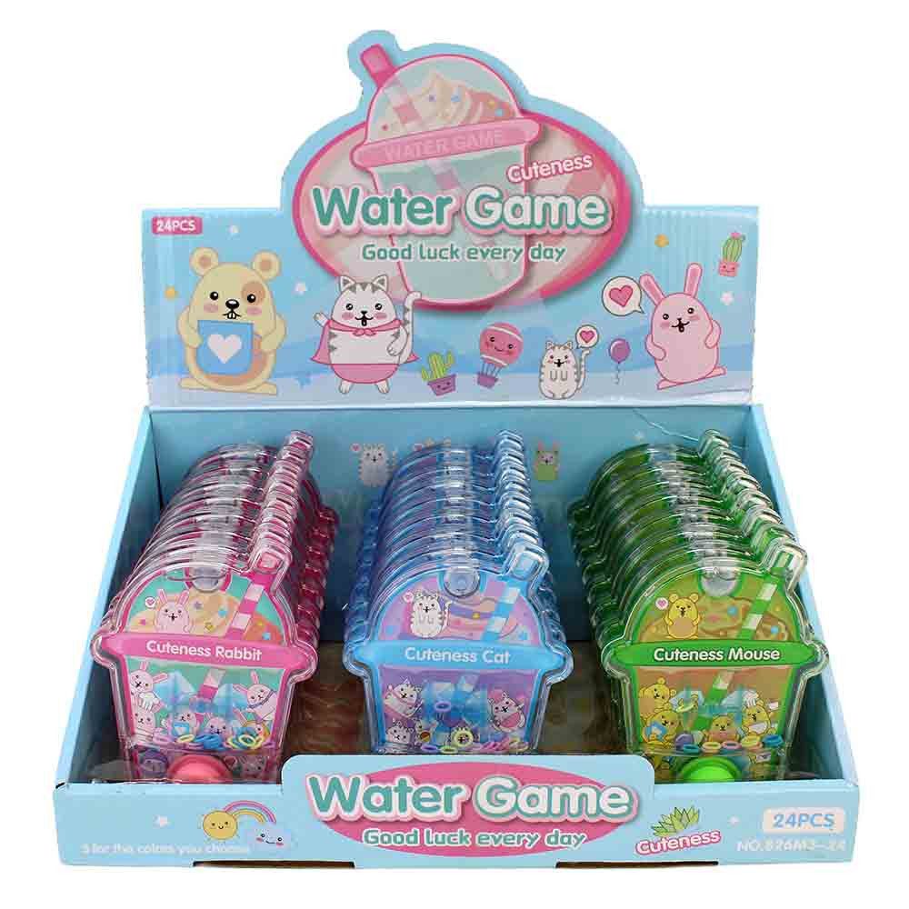 B&G INTERNATIONAL Spiel Wasserspiel Geduldspiel Ringe "Bubble Tea" - ca. 12 cm