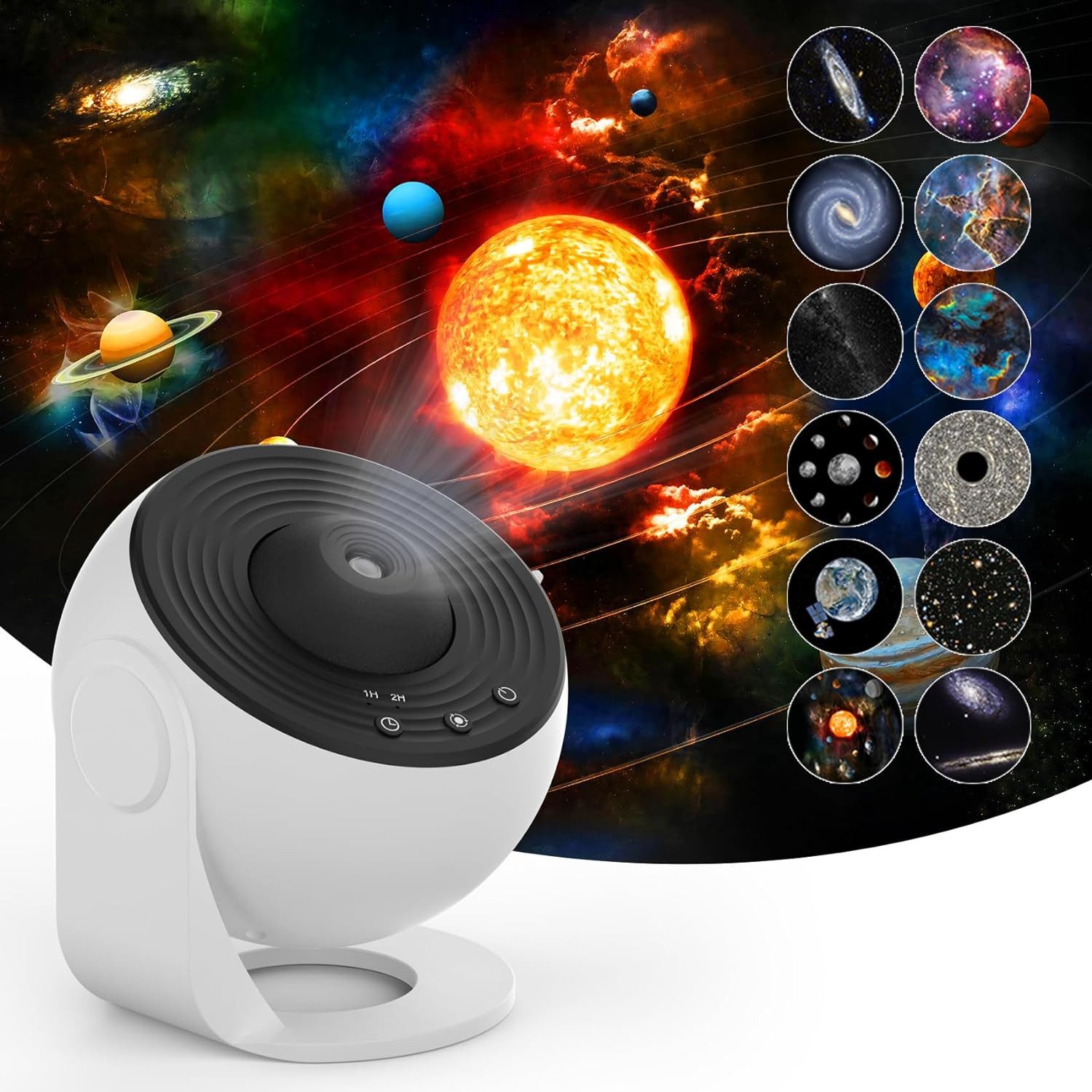 Sunicol LED-Sternenhimmel Planetarium Sternenhimmel Projektor, 13 Planeten günstig online kaufen