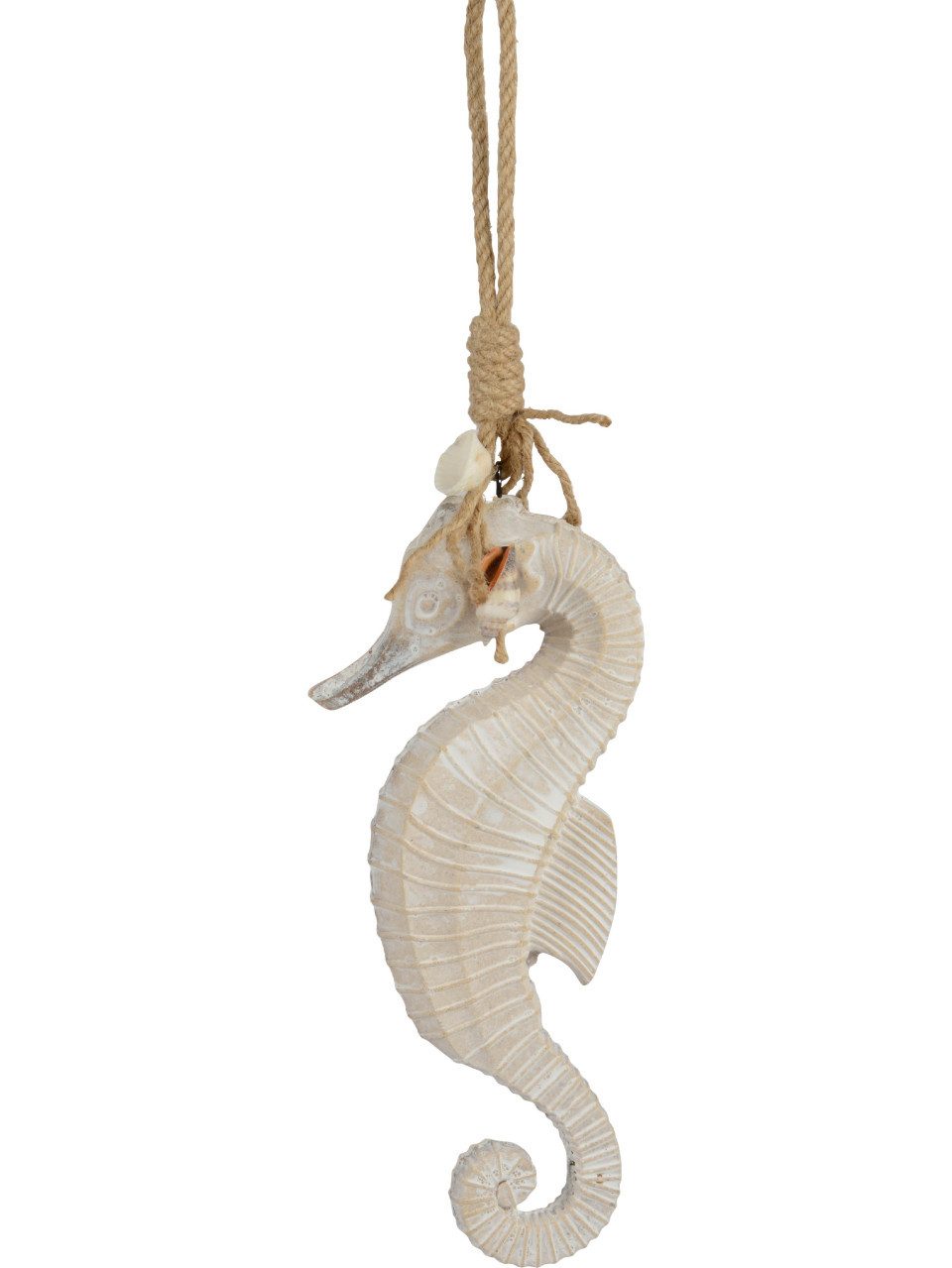 Kaemingk Dekofigur Kaemingk Deko-Anhänger Seepferdchen Holzfaser 30
