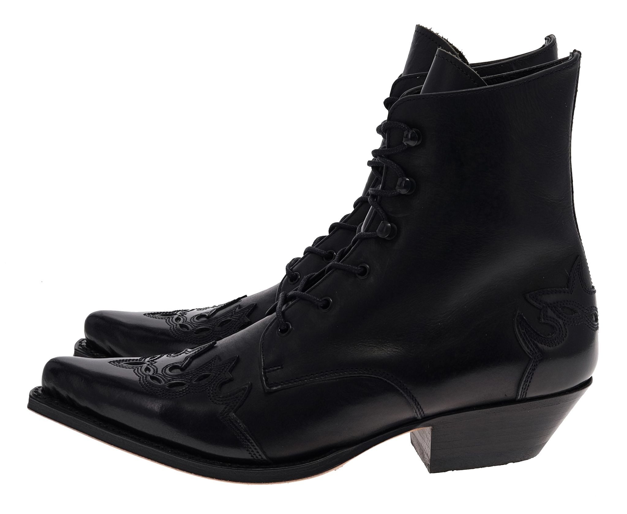 Sendra Boots 11699 Schwarz Westernstiefelette Rahmengenäht günstig online kaufen