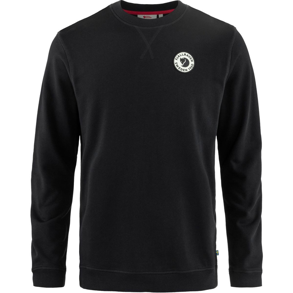 Fjällräven Sweatshirt 1960 Logo Badge Sweater M Stilvoller Herrenpullover aus 100 % Bio-Baumwolle mit klassischem