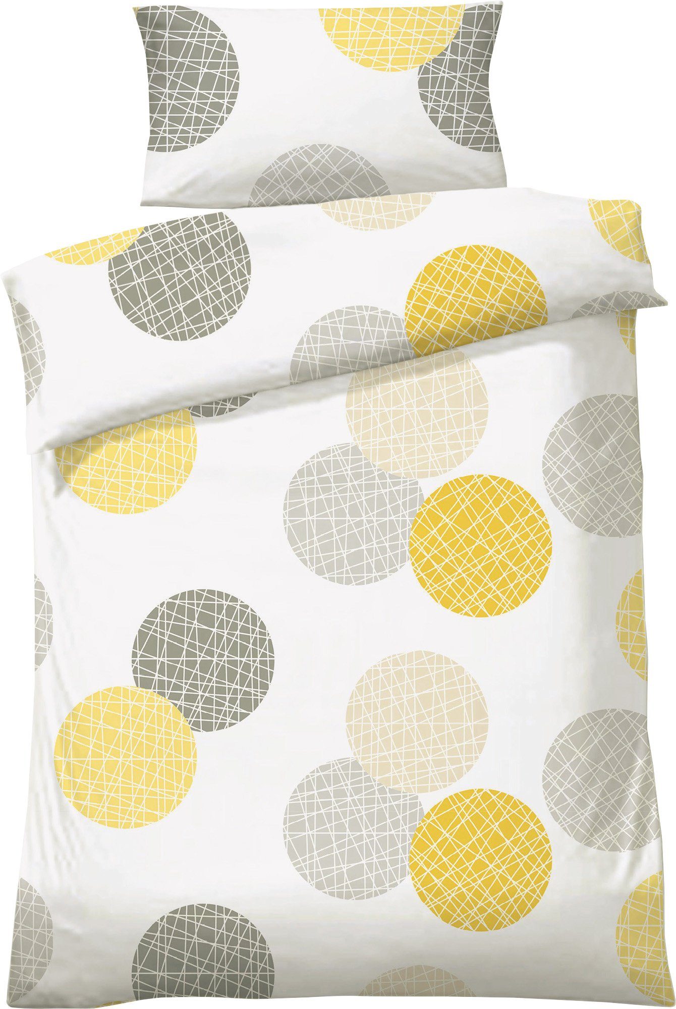 Dyckhoff Bettwäsche Bettwäsche, Frottier, Weichfrottier Kreise/Grafik