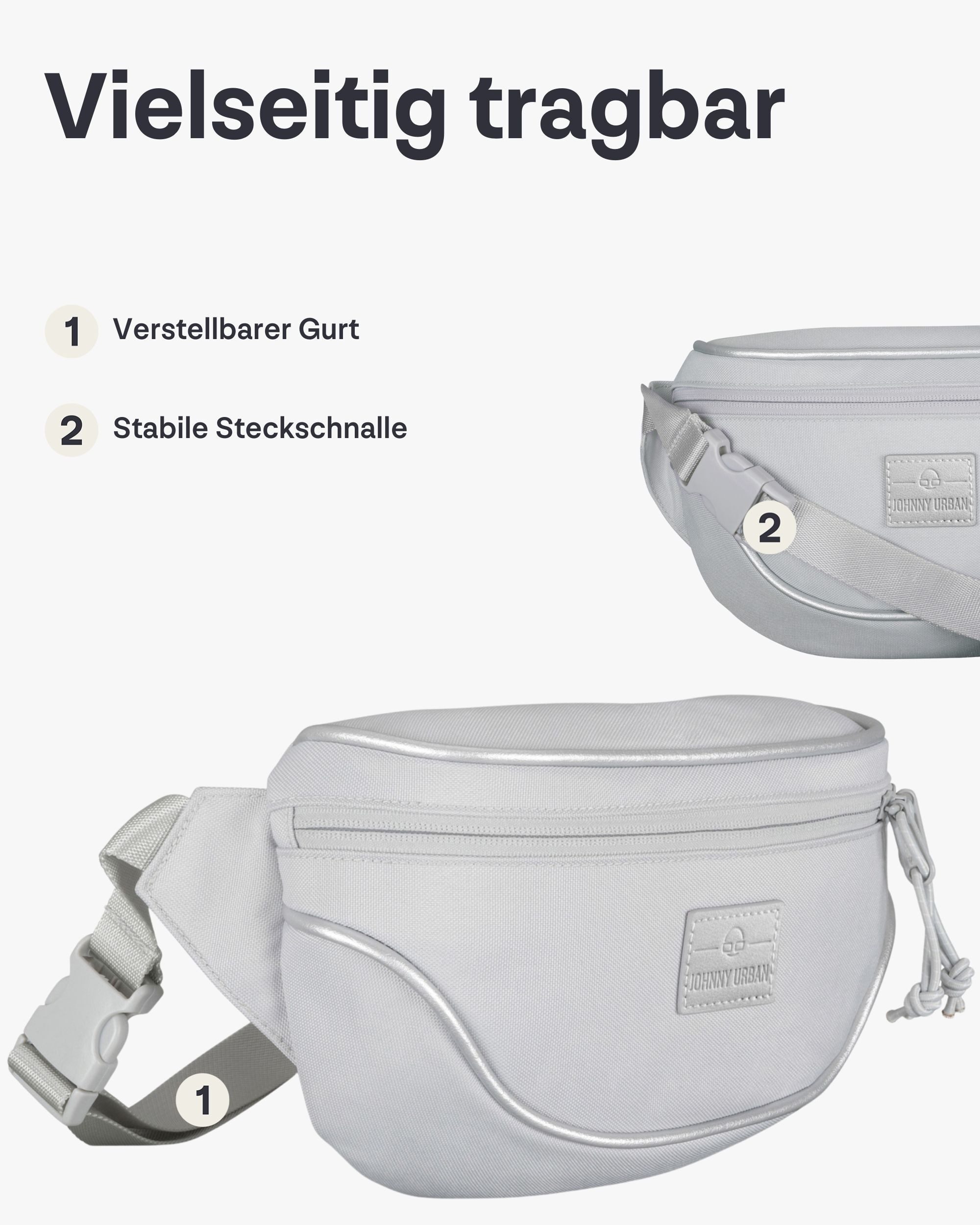 Johnny Urban Gürteltasche Ben Bauchtasche Damen Herren Wasserabweisend (1-tlg), Größenverstellbar, Wasserabweisend