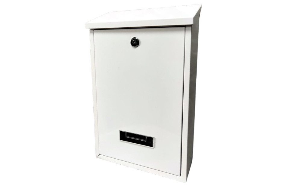Primaster Briefkasten Primaster Briefkasten weiß 25 x 10 x 40 cm