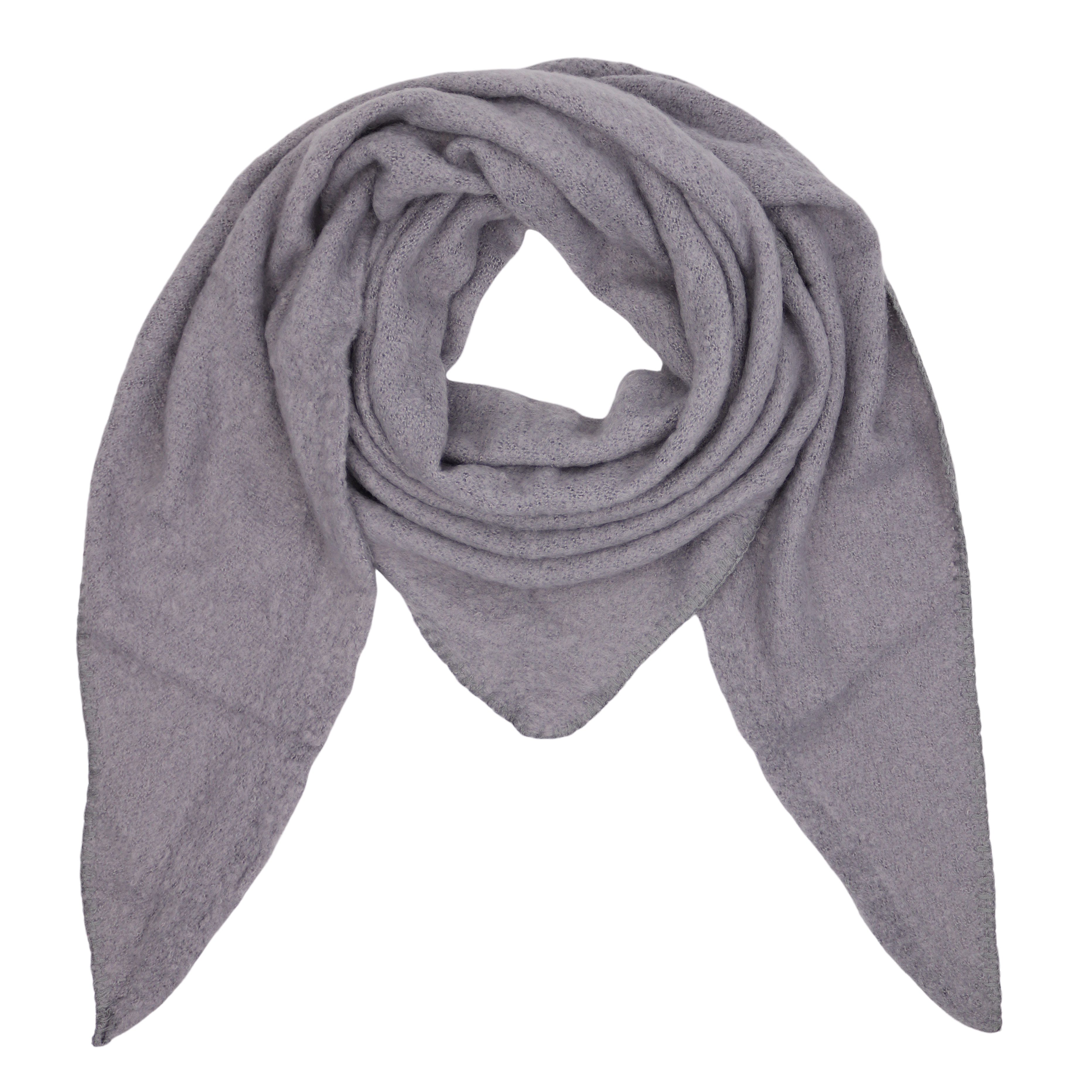 MIRROSI Dreieckstuch kuschliger und warmer Dreiecksschal ca.188x80 cm, (Uni günstig online kaufen