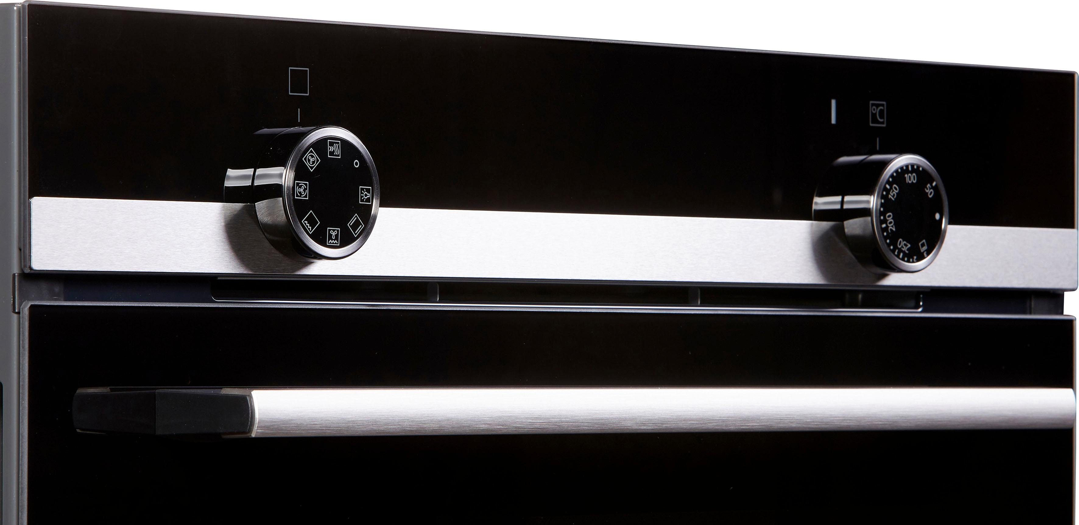 SIEMENS Einbaubackofen iQ100 HB510ABR1, mit Teleskopauszug nachrüstbar