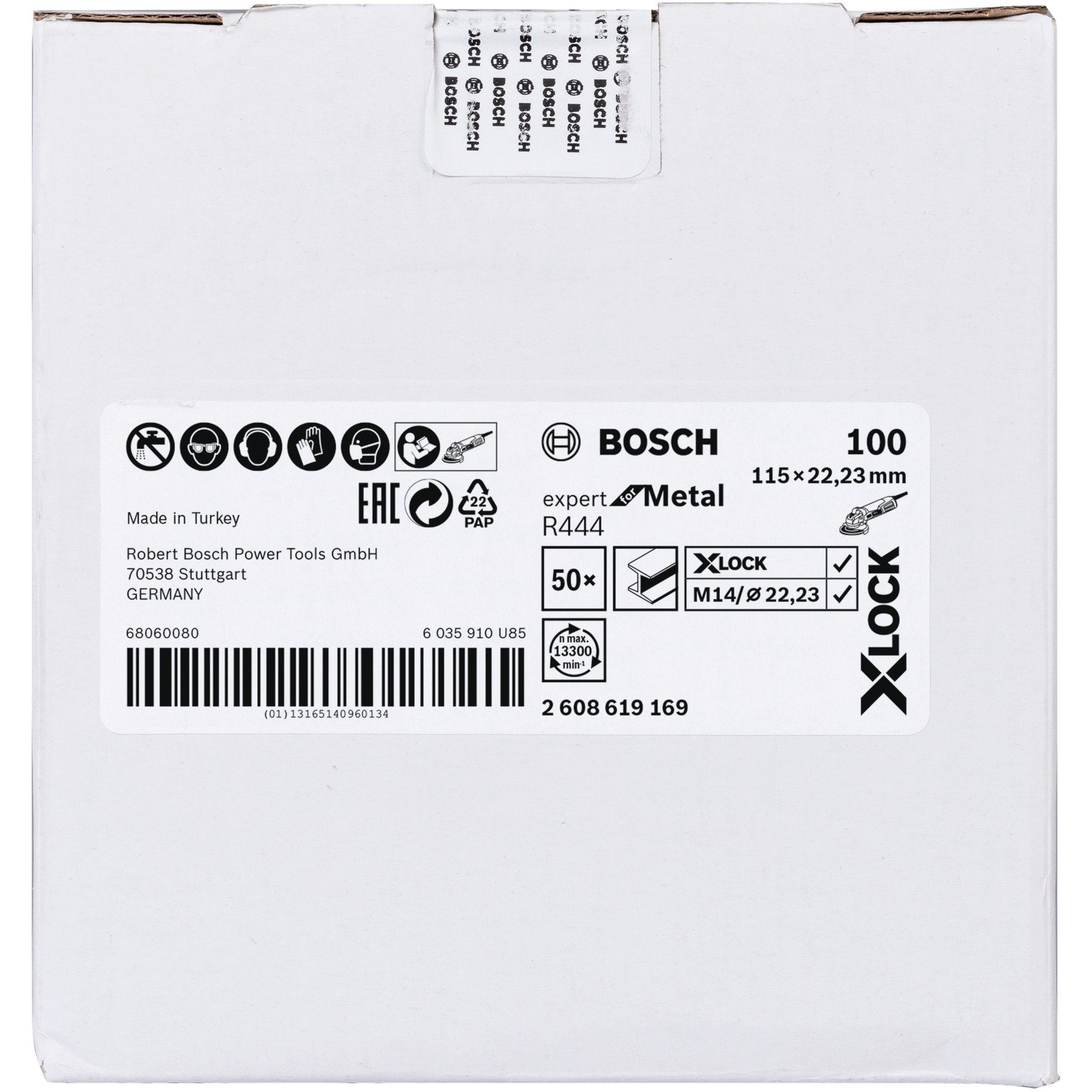 X-LOCK Fiberschleifscheibe Schleifscheibe BOSCH R444 Professional Bosch