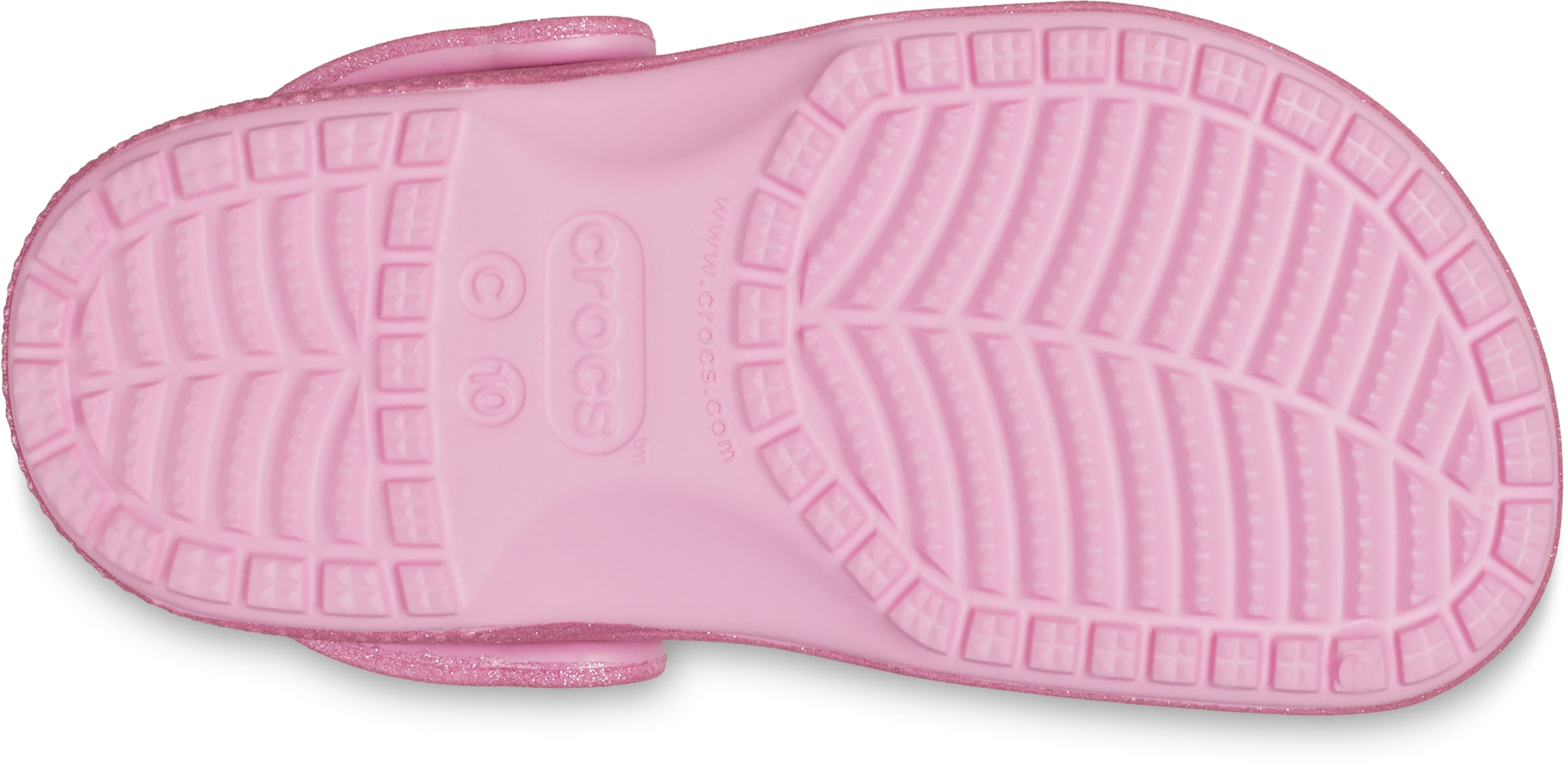 Crocs Classic Clog Clog Glitzerschuh, Babyschuh, Sommerschuh mit allover Schimmer