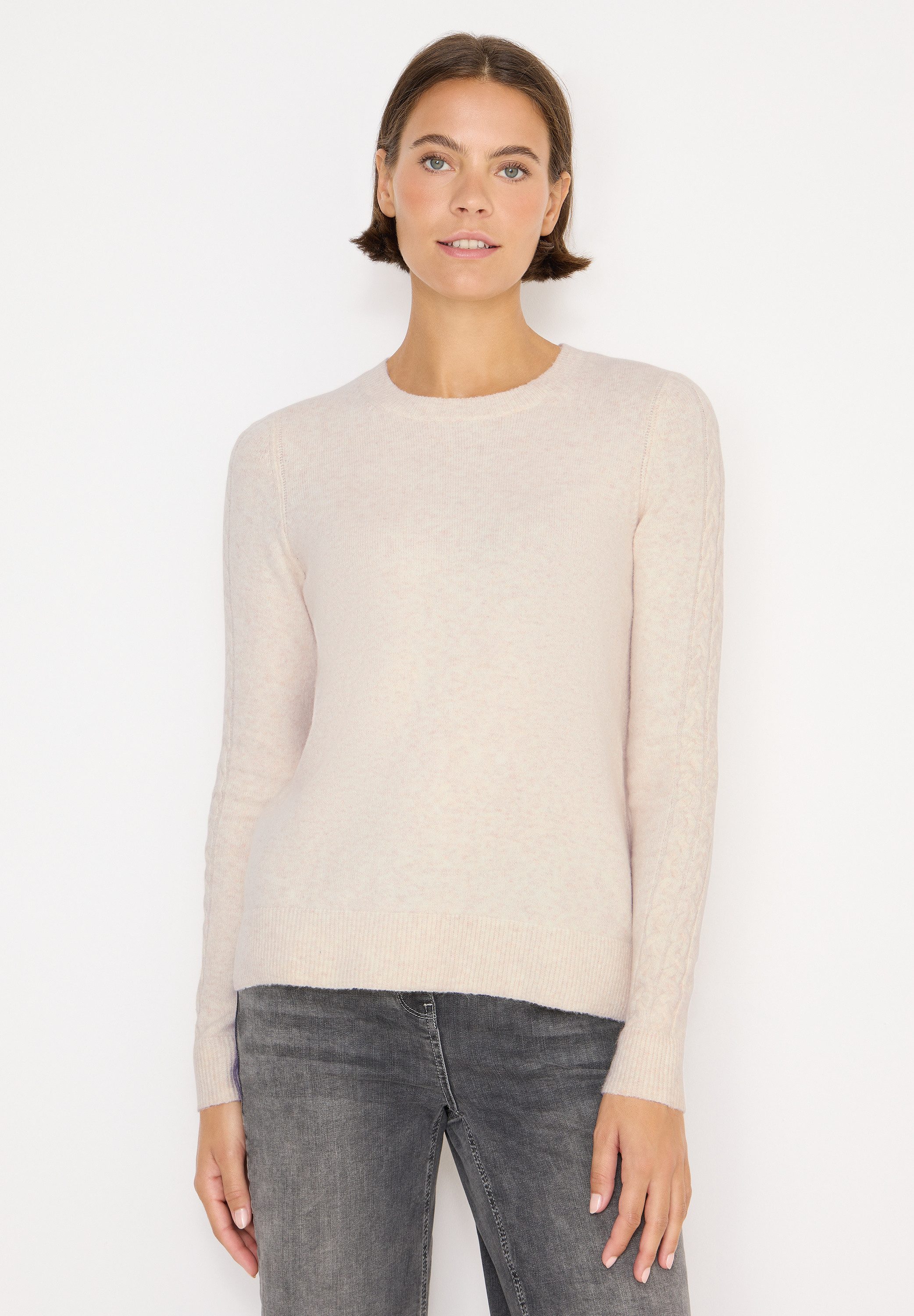 CECIL Strickpullover mit Strick-Detail