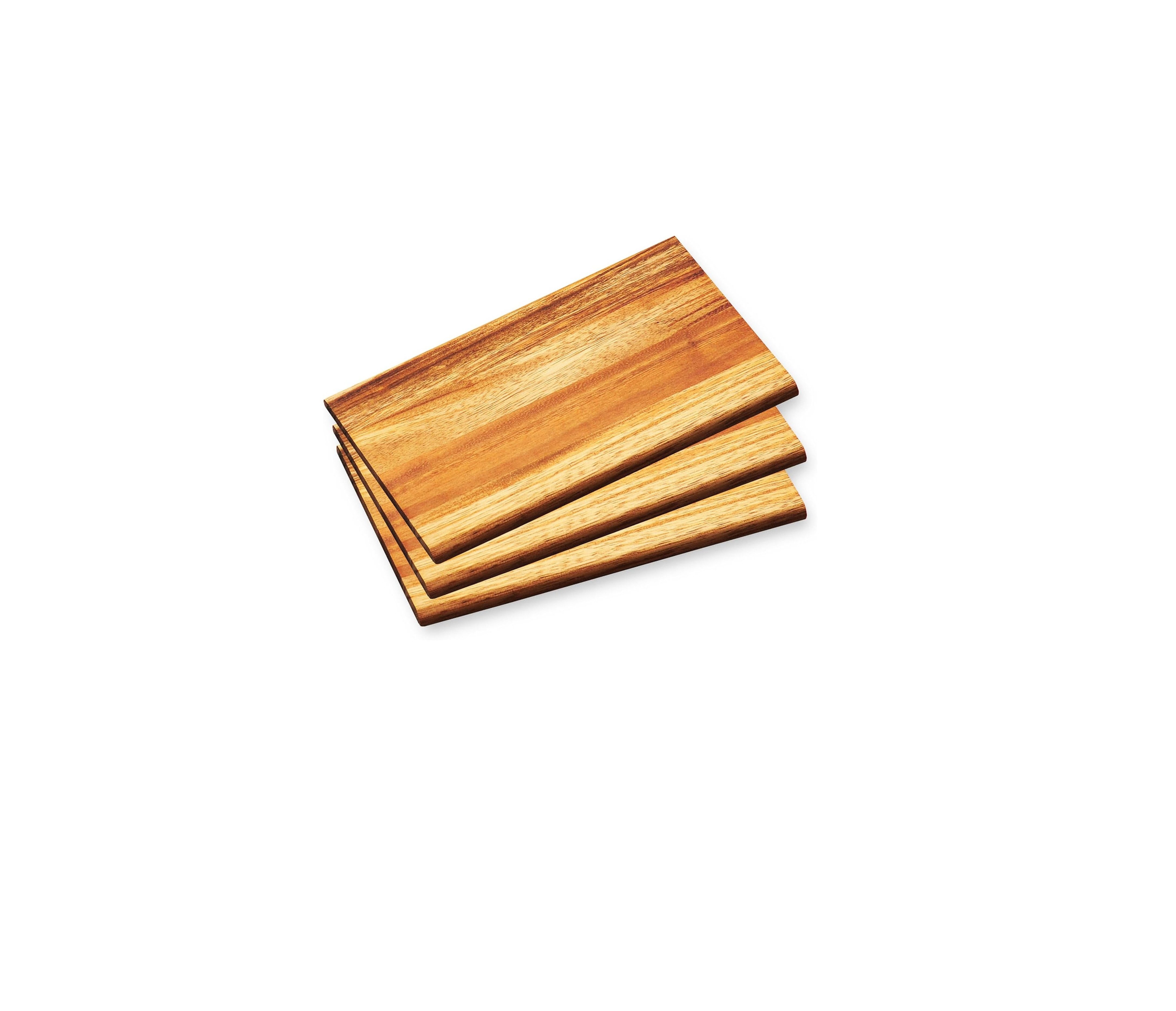 Frühstücksbrett Frühstücksbrettchen, 3er Pack, Akazienholz, Holz Schneidebrett