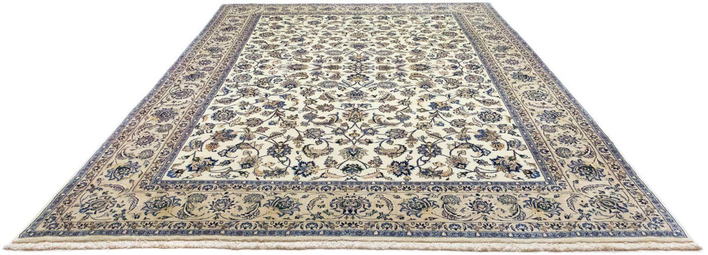 Wollteppich Maschad Durchgemustert Beige chiaro 348 x 239 cm, morgenland, rechteckig, Höhe: 10 mm, Unikat mit Zertifikat