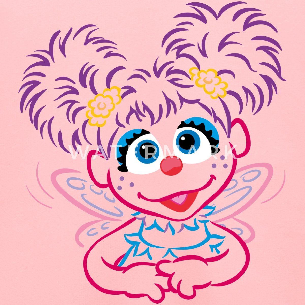Spreadshirt Sweatshirt Sesamstraße Abby Cadabby Fee Kinder Premium Pullover (1-tlg)
