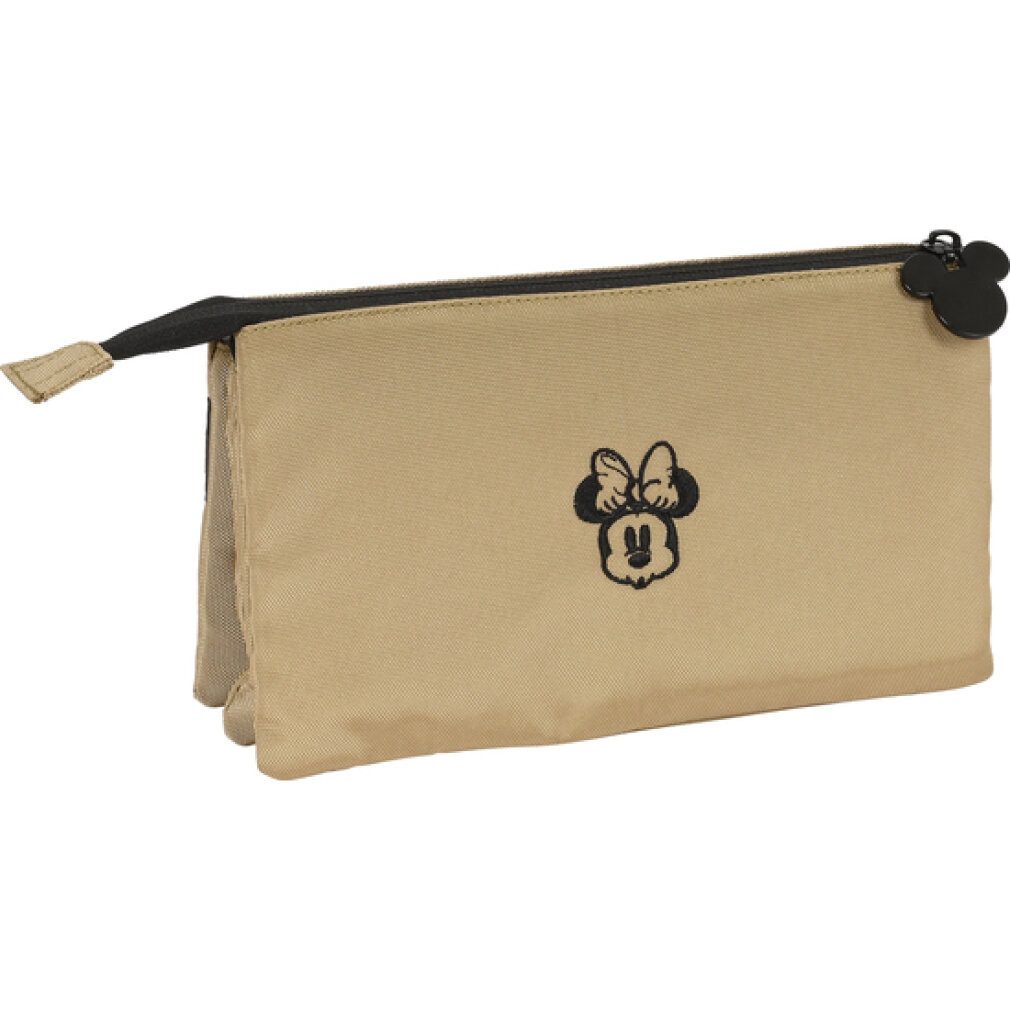 Thumbnail - safta Papierscheren Dreifaches Mehrzweck-Etui Minnie Mouse Premium Beige (22 x 12 x 3 cm)