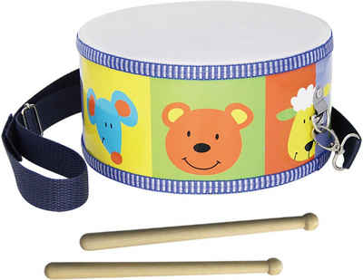 Clifton Spielzeug-Musikinstrument Kindertrommel mit Motiv, mit Kinderlieder CD