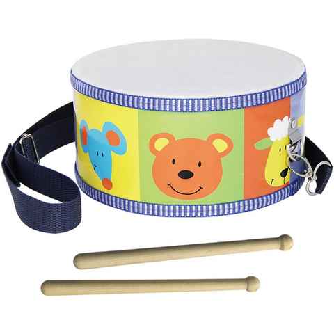 Clifton Spielzeug-Musikinstrument Kindertrommel mit Motiv, mit Kinderlieder CD