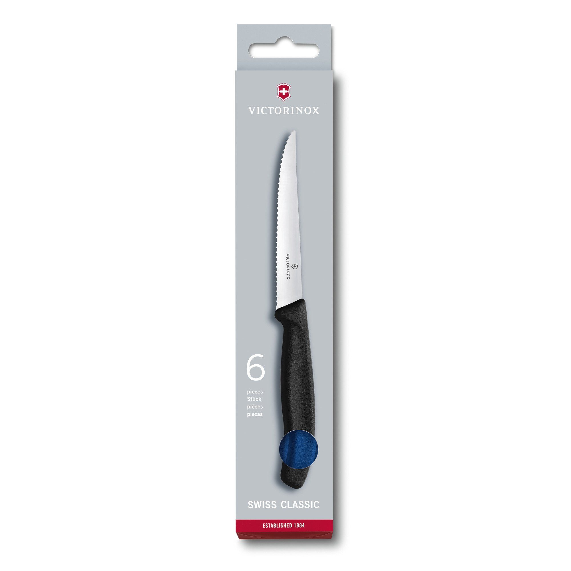 Victorinox Messer-Set Swiss Classic Steakmesser-Set, 6-teilig