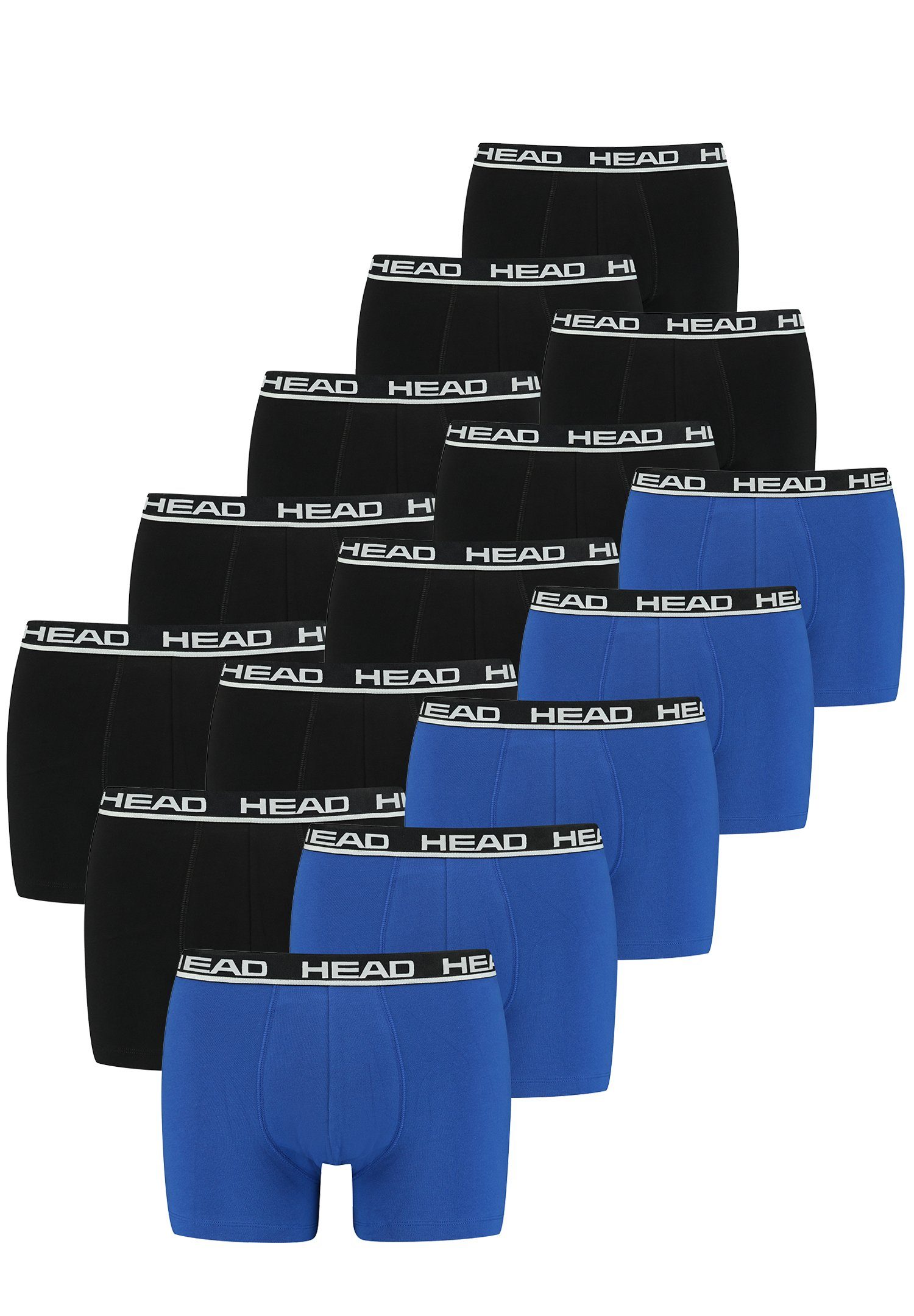 Boxershorts Pack Boxer - 15er-Pack) 021 / blue 15 er Head (15-St., black