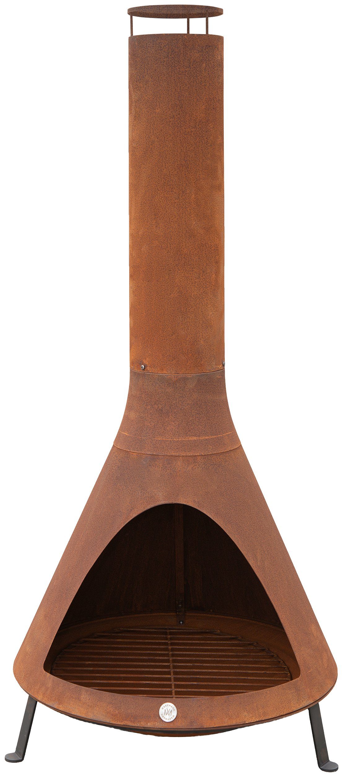 WESTMANN Feuerstelle LG 900, mit Rauchablass, BxTxH: 70x70x160 cm