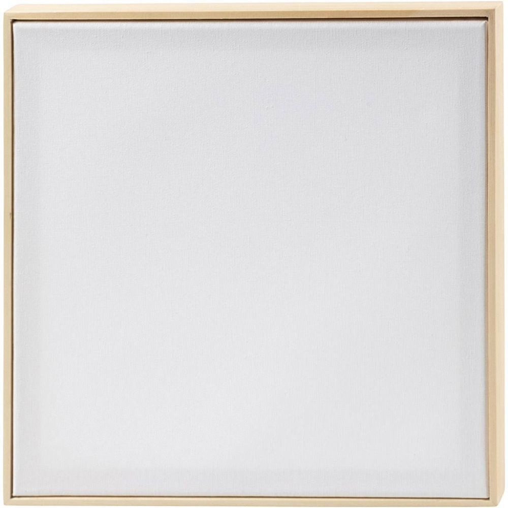 creativ company Keilrahmen Leinwand mit Rahmen, 30x30cm