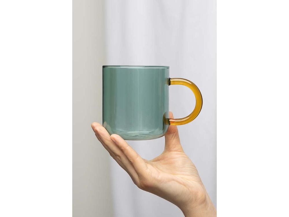 Tranquillo Becher tranquillo Tasse 'RAINBOW', Borosilikatglas