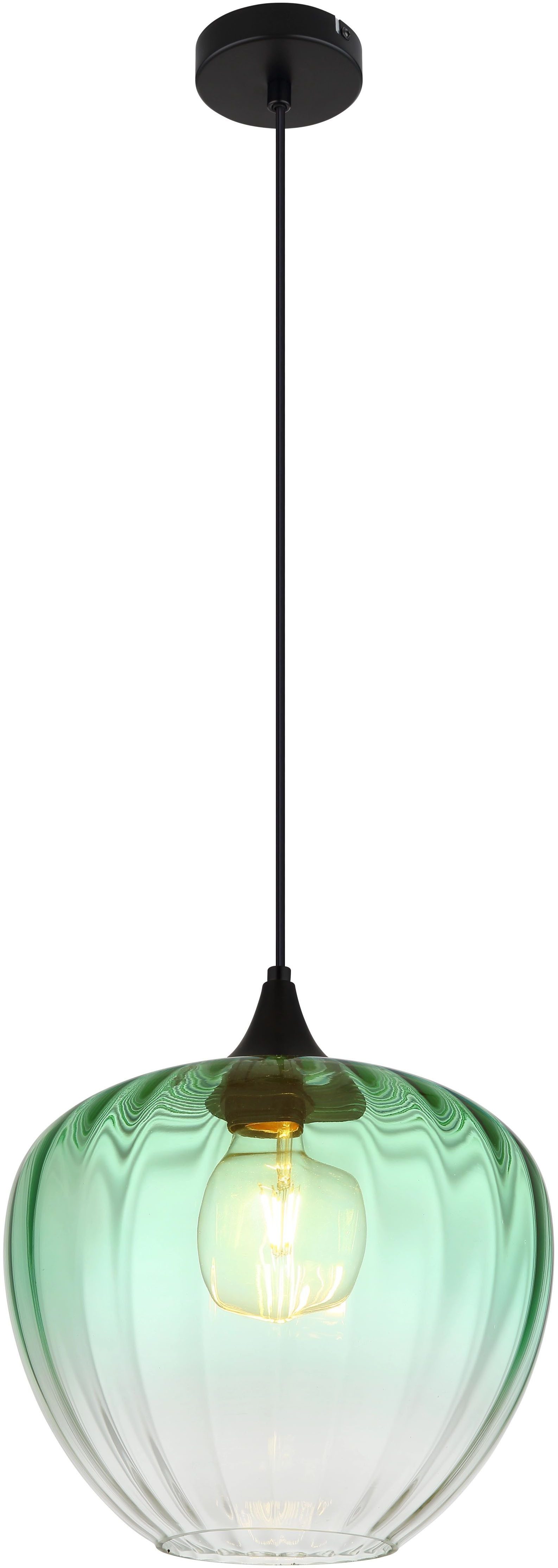 GLOBO LIGHTING Pendelleuchte SANDER, ohne Leuchtmittel, Gläser, Hängeleuchte, Wohnzimmer, Esstisch