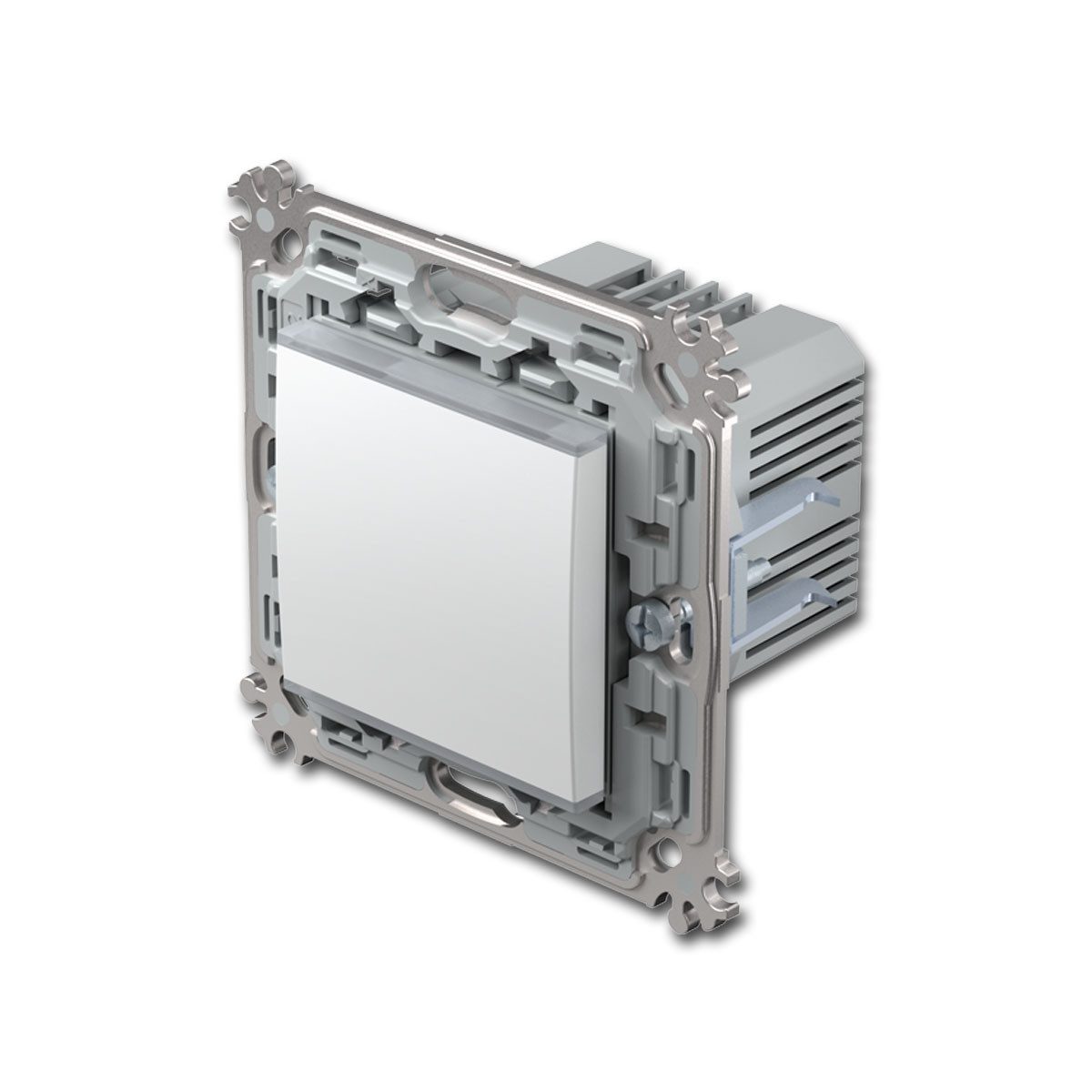 TEM Drehdimmer MODUL-PLUS LED-Dimmer-Schalter, weiß, SLAVE, UP