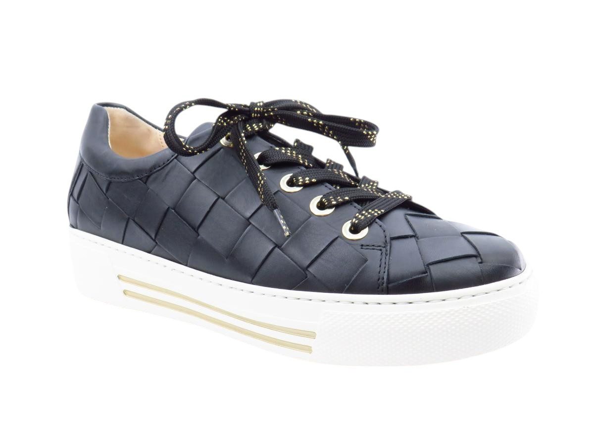 Gabor Calf schwarz gold Sneaker günstig online kaufen