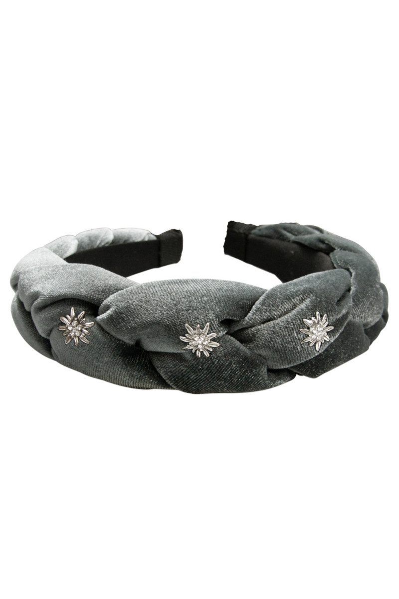 Alpenflüstern Schmuckset Haarreifen - EDELWEISS