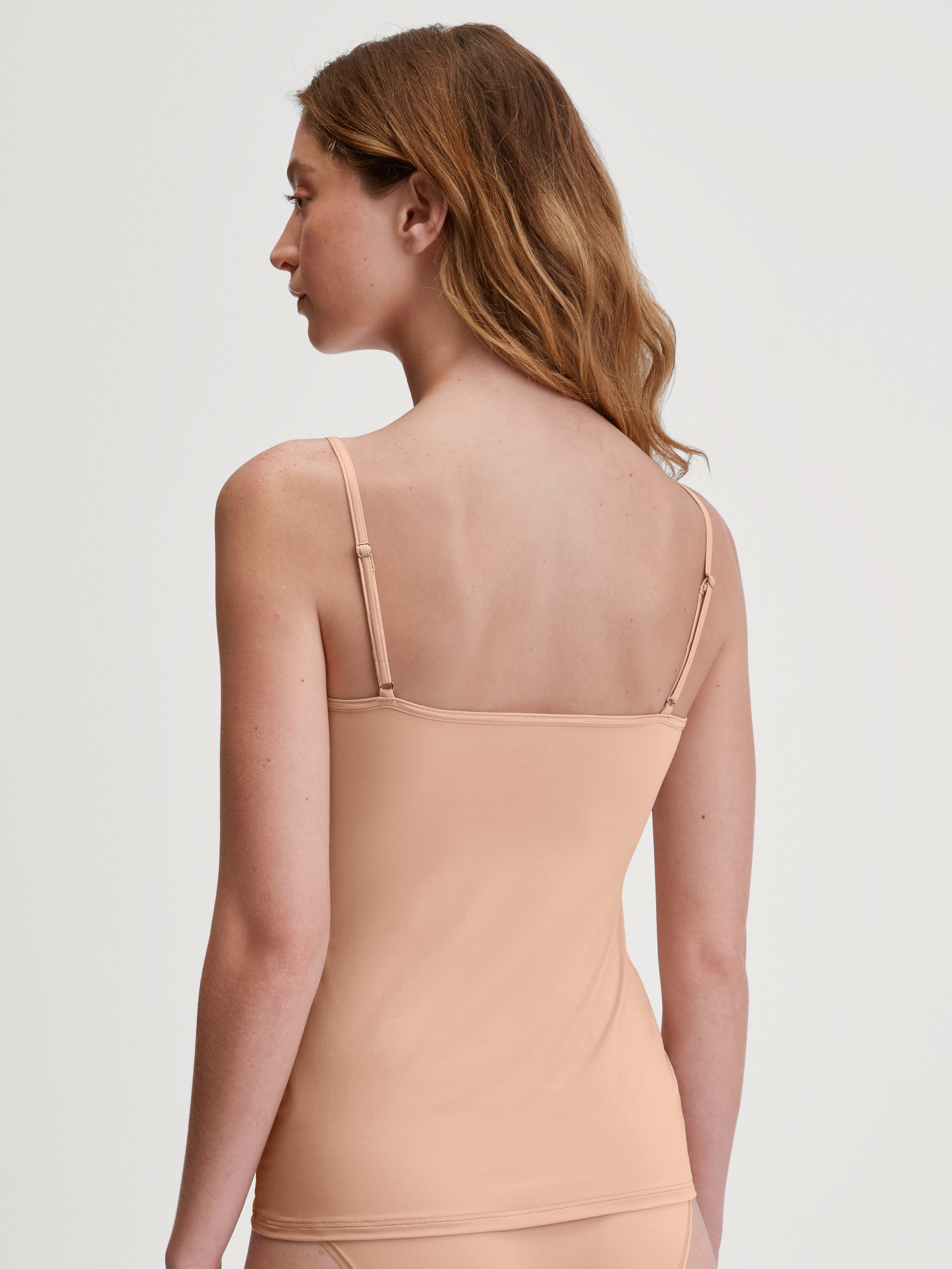 CALIDA Spaghettitop Sleek Layer Damen (1-tlg) glattes, weiches Material, verstellbare Träger, atmungskativ