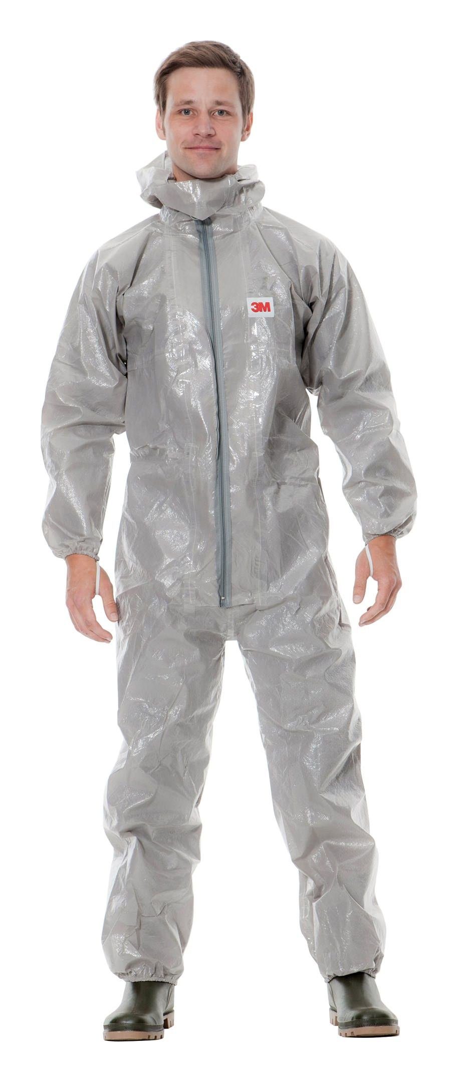 3M Arbeitsoverall Schutzanzug 4570 grau Typ 3/4/5/6