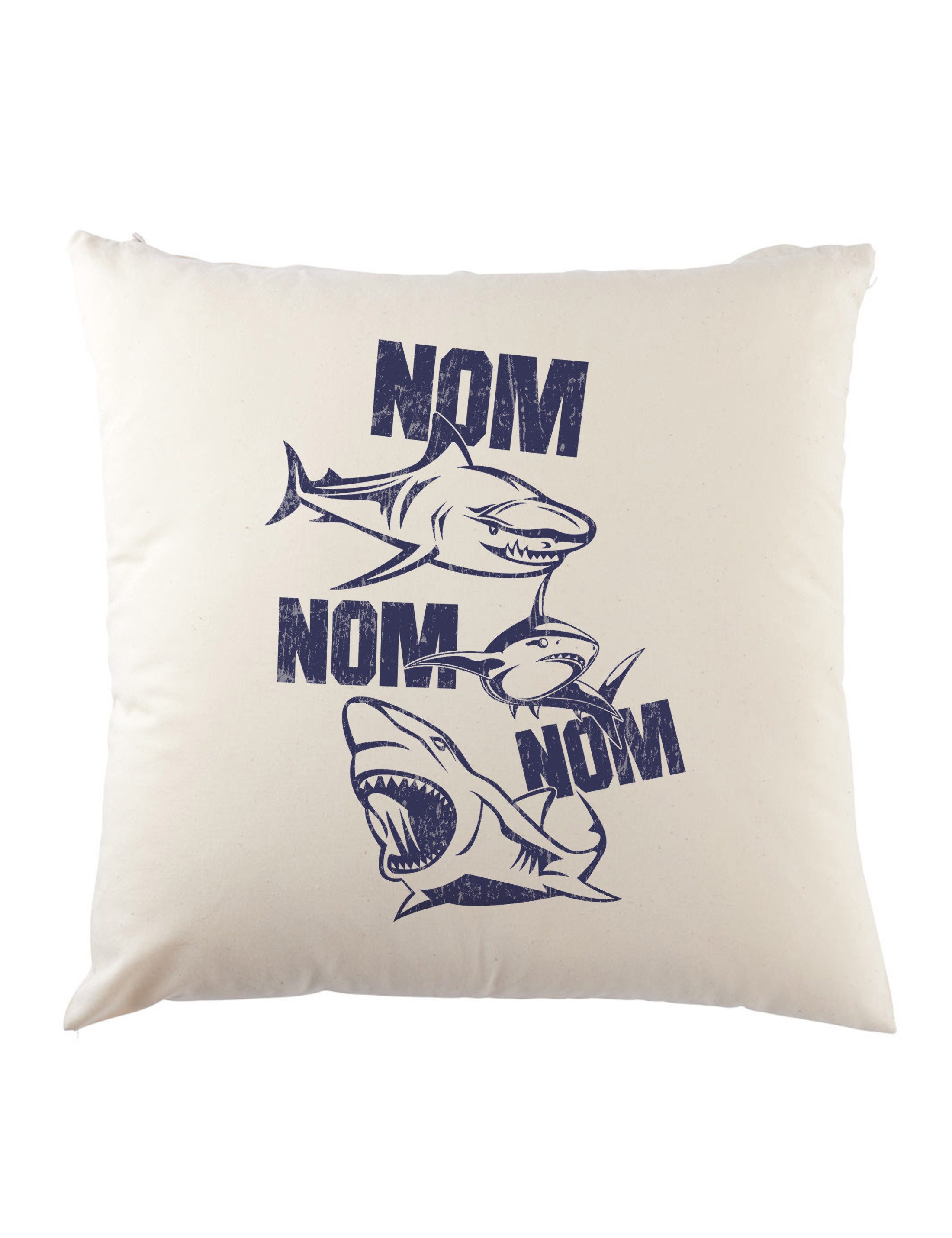 Dekokissen Sharks Nom Dekokissen Hai Shark Jaws Haifisch Nom Taucher Hunger Great