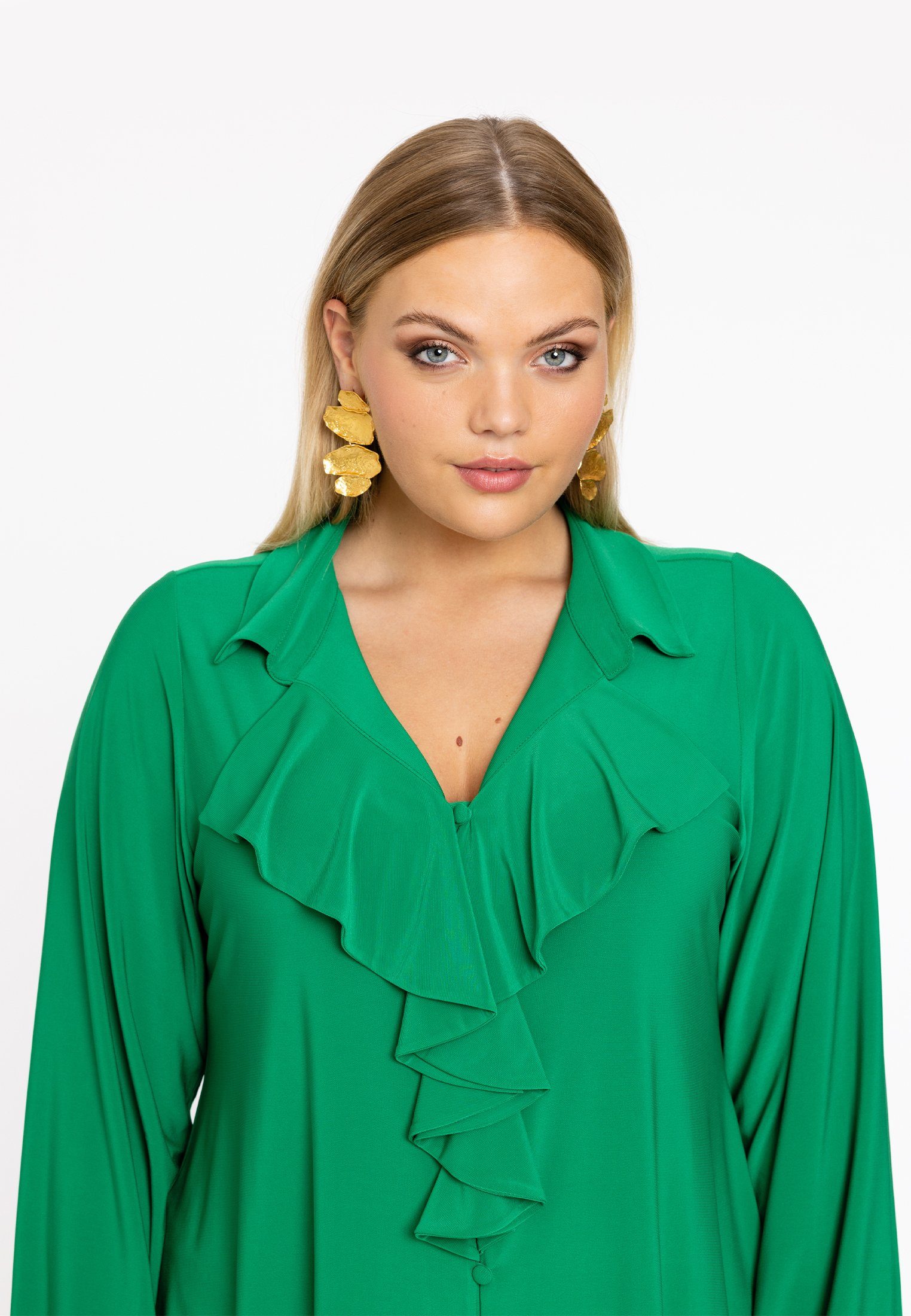 YOEK Blusentop Damen Bluse Große Größen