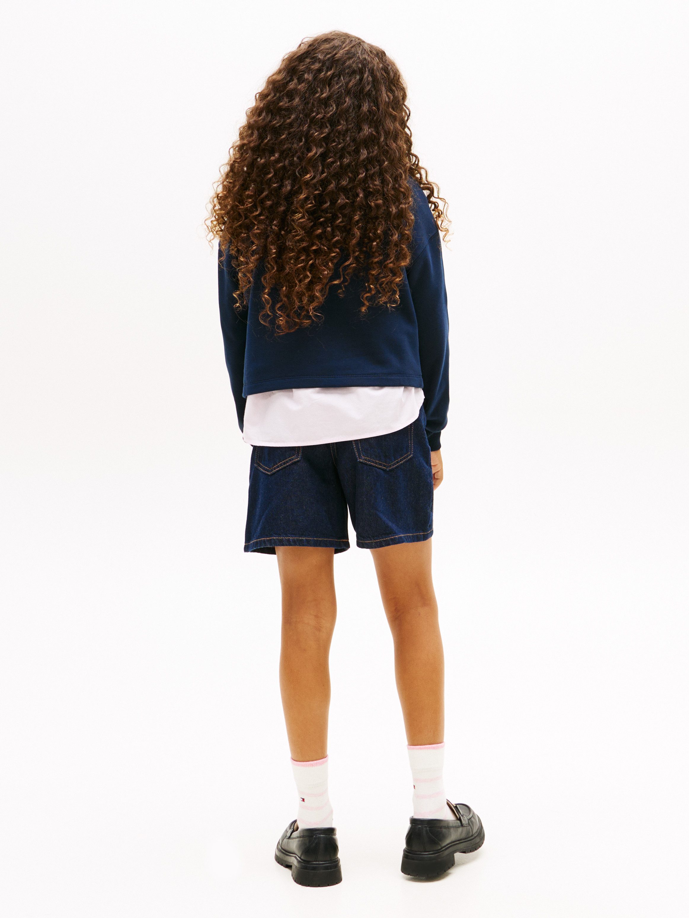Tommy Hilfiger Sweatshirt GLITTER TOMMY CREW Kinder bis 16 Jahre, regular fit