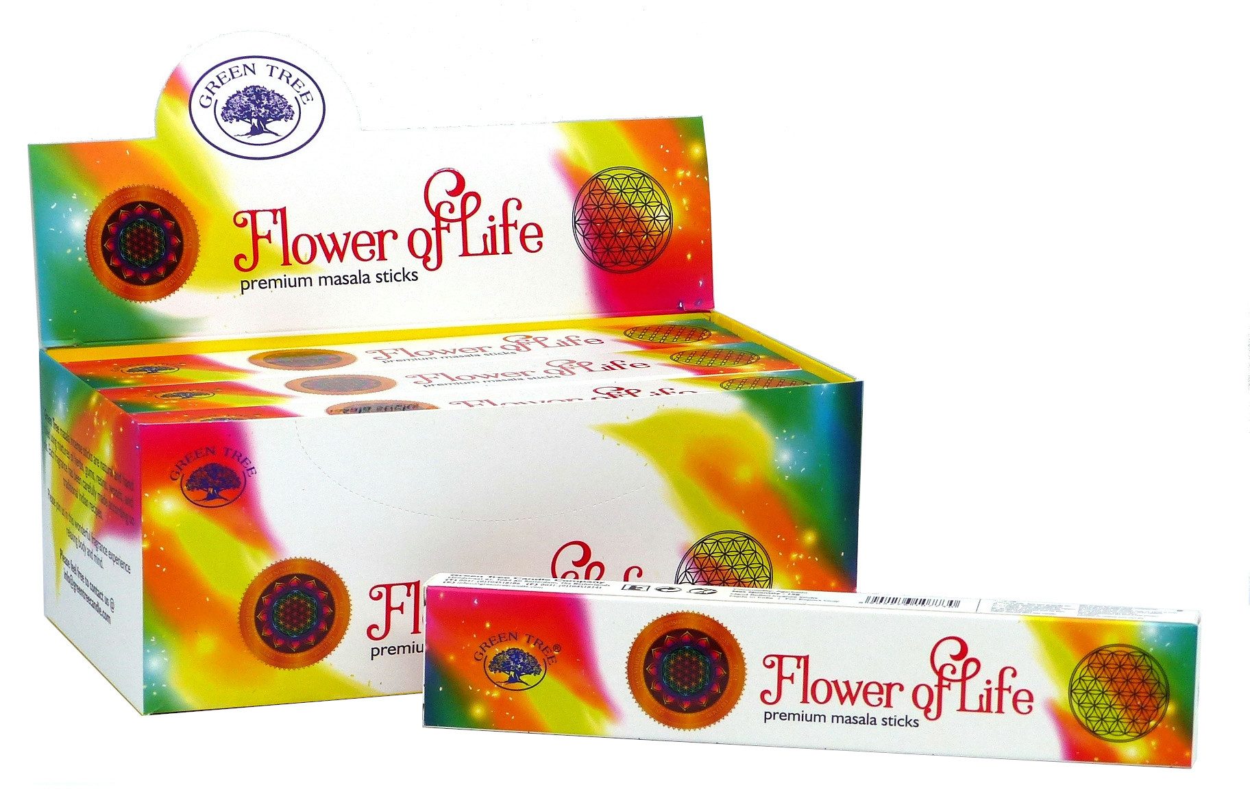 Green Tree Räucherstäbchen Green Tree Incense "Flower of Life" 15gr.