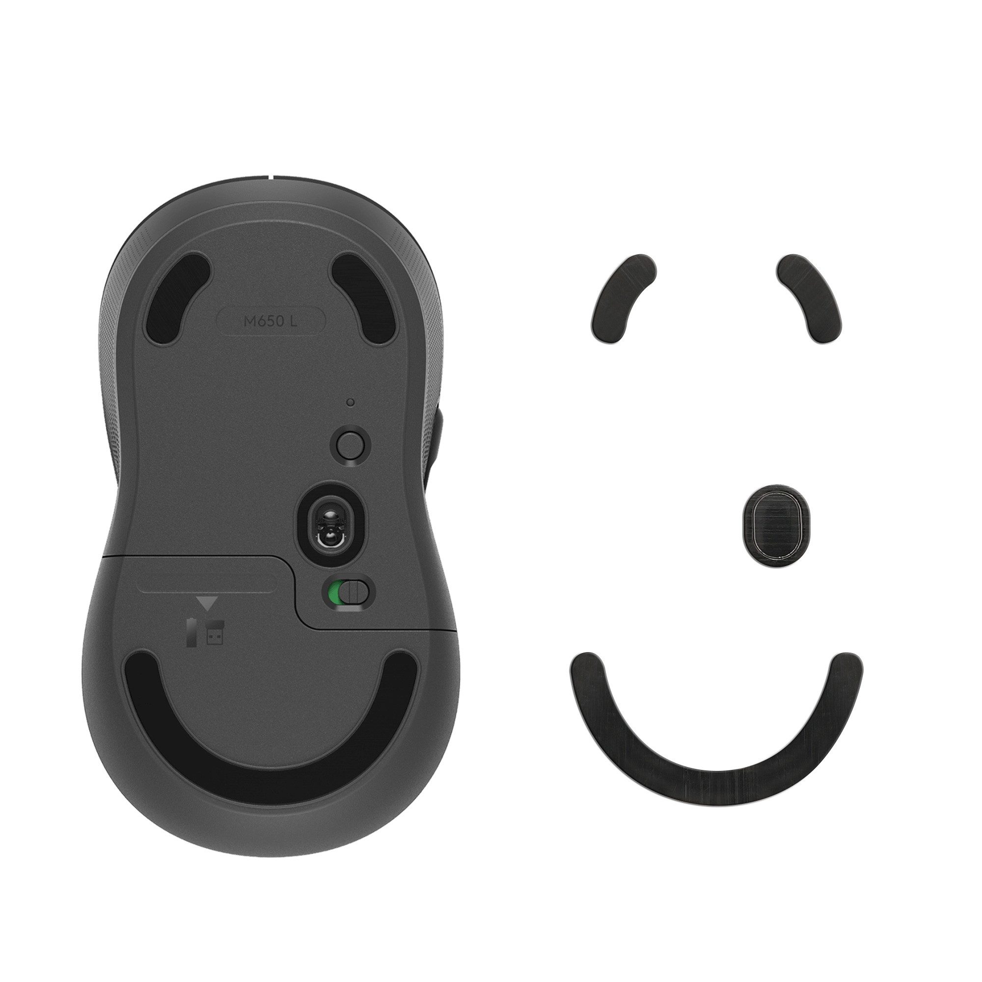 Mausfüße Mouse Feet Sticker für Logitech M650 L / M750 L