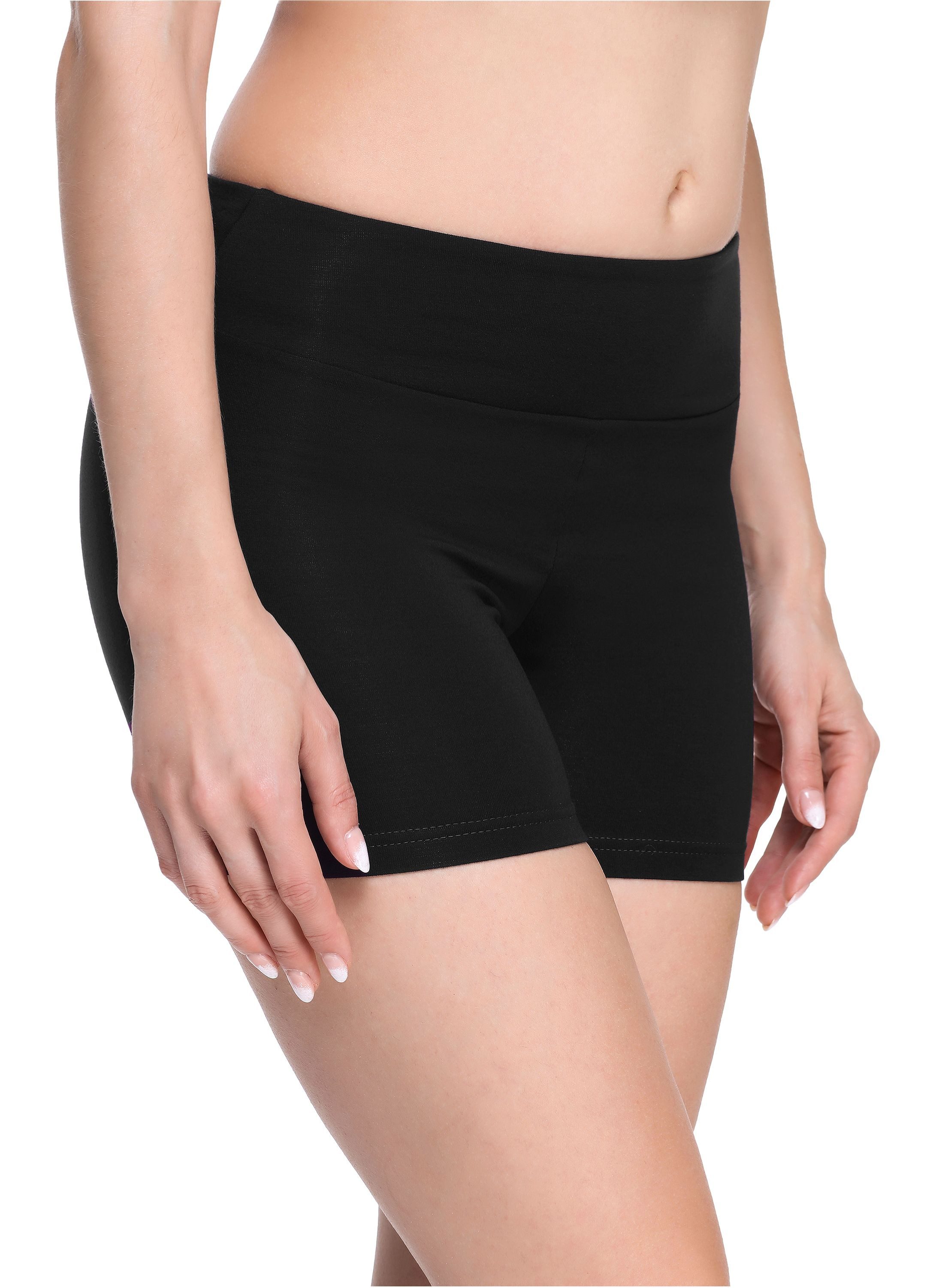 Merry Style Leggings Damen Shorts Radlerhose Unterhose Hotpants Boxershorts MS10-284 (1-tlg) elastischer Bund – Bild 3 von 5