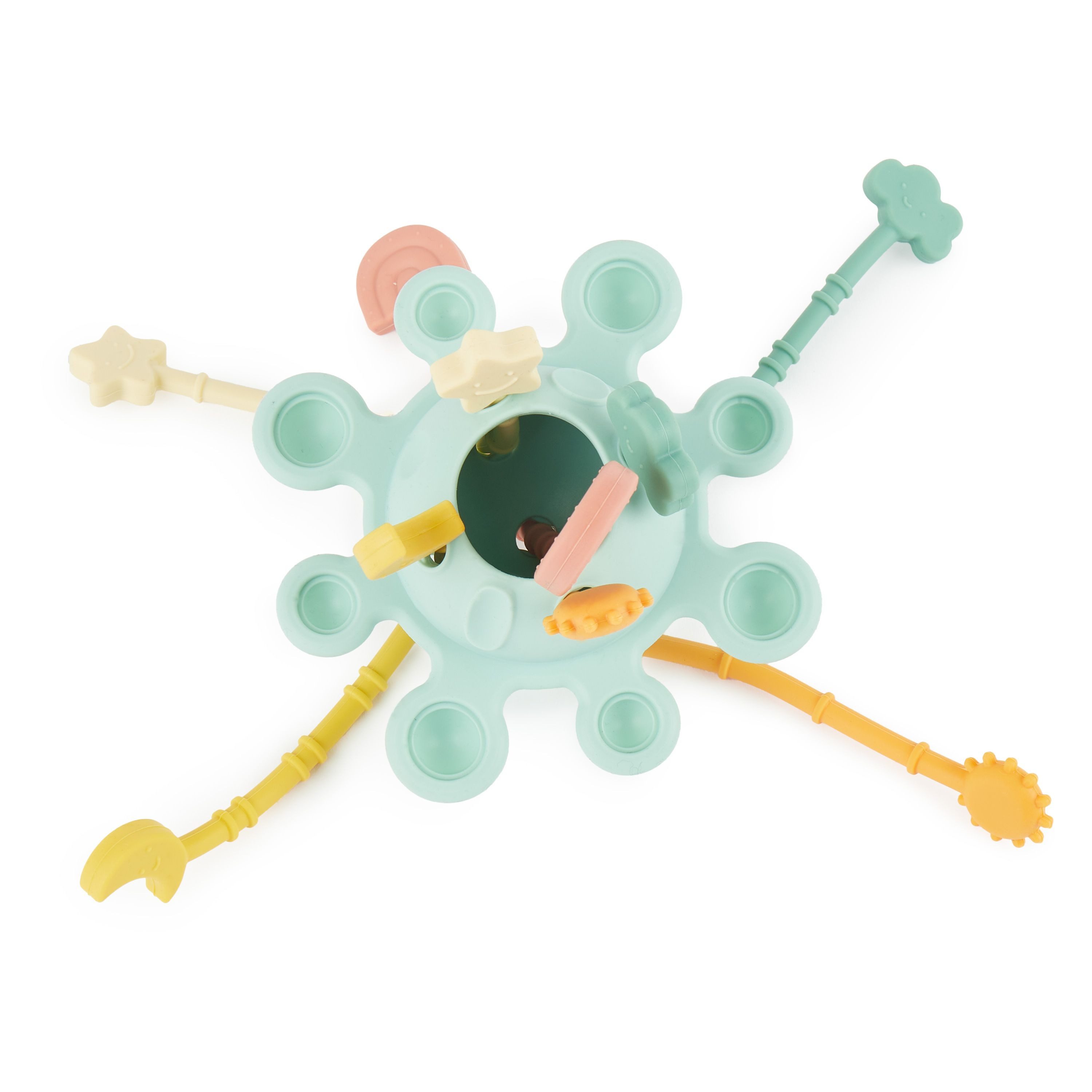 BIECO Stapelspielzeug Bieco Silikon Activity Planet Montessori Baby – Bild 5 von 5