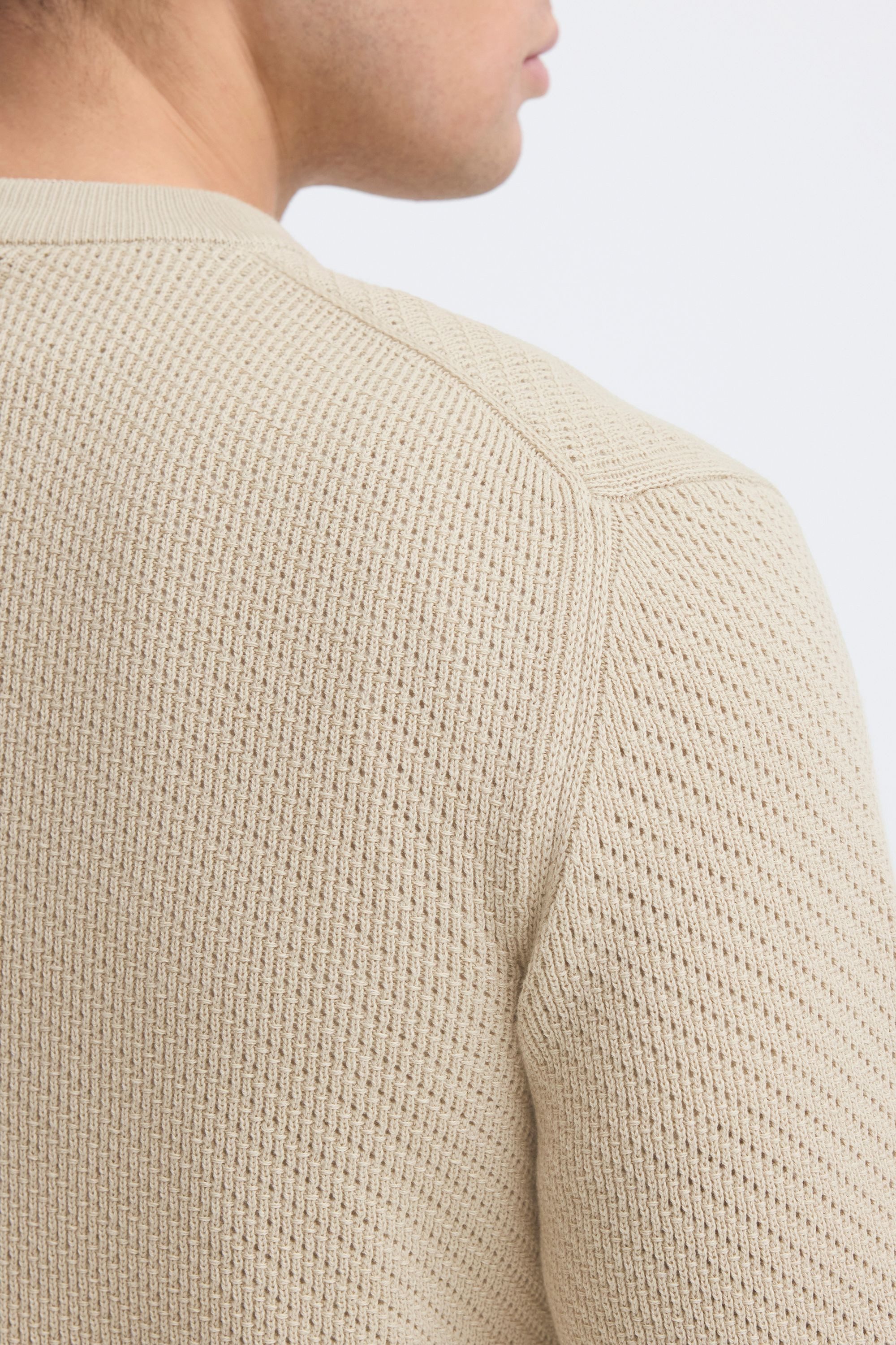 Casual Friday Strickpullover CFIsaksson Stilvoller Feinstrick-Pullover mit strukturierter Oberfläche
